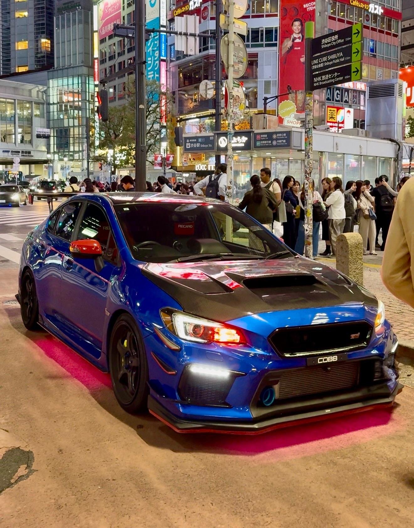 Daikoku PA & Shibuya WRX STI 550Hp Private experience