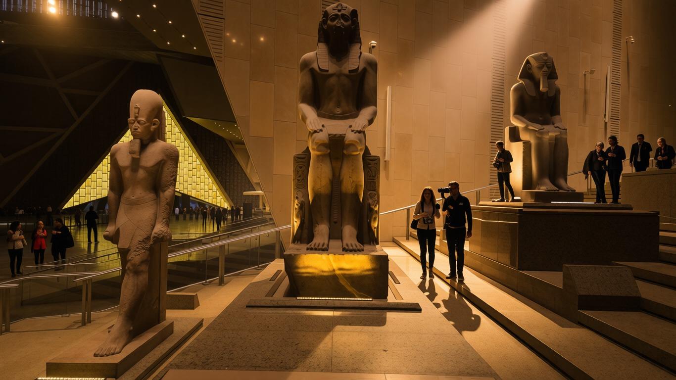 Grand Egyptian Museum & Khan El Khalili Market Tour
