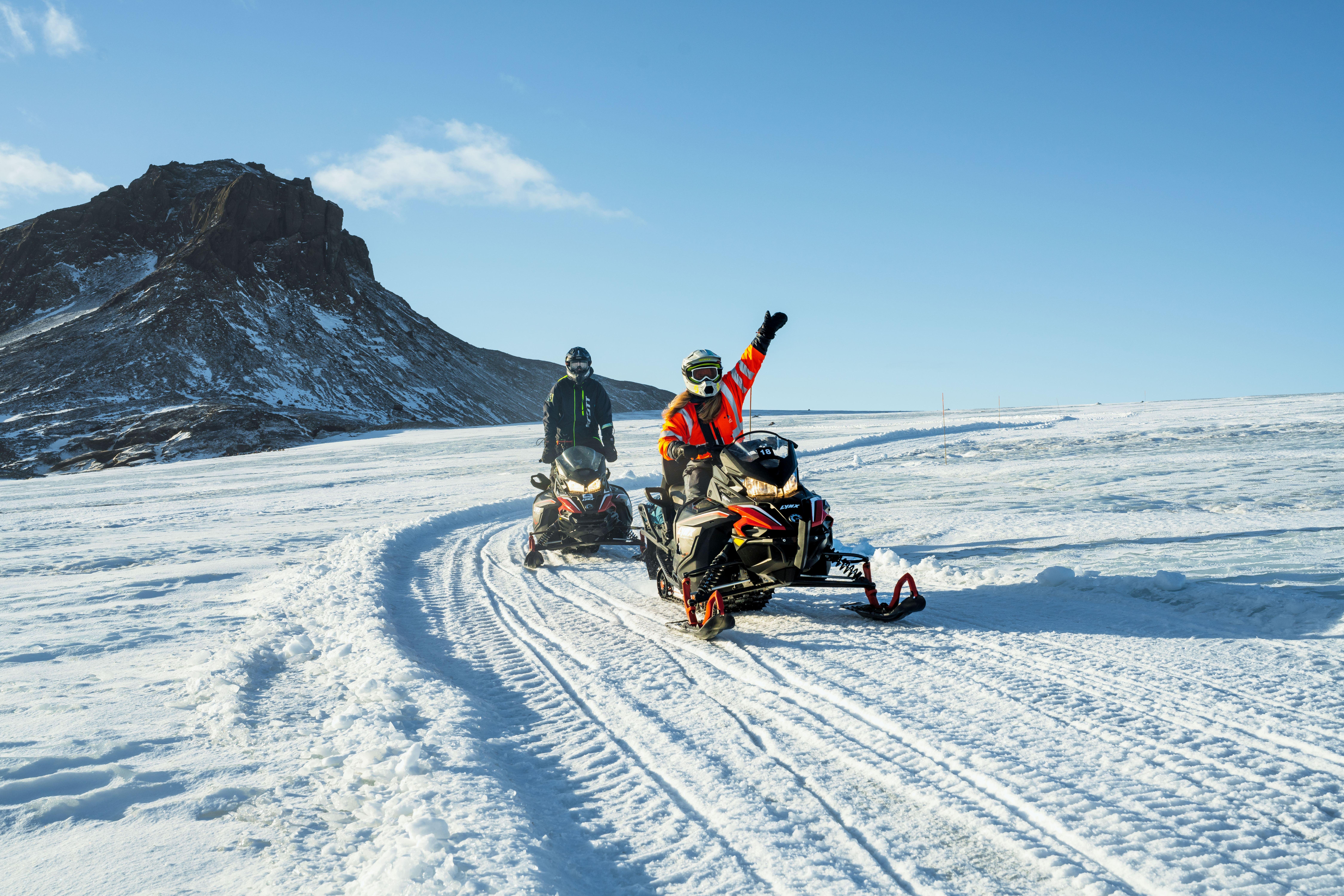 Golden Circle & Langjökull Glacier Snowmobile Adventure