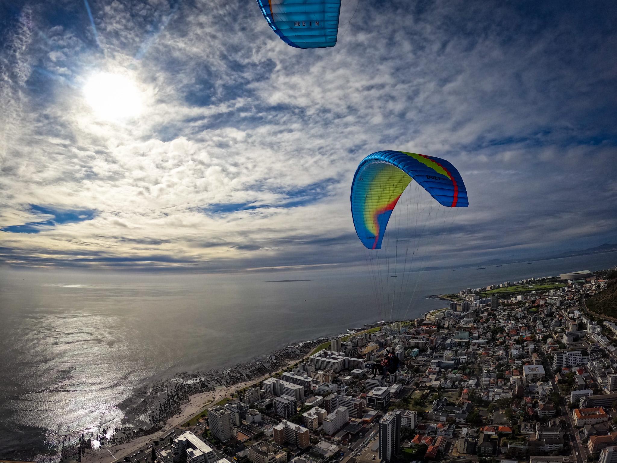 Cape Town Tandem Paragliding from Signal Hill