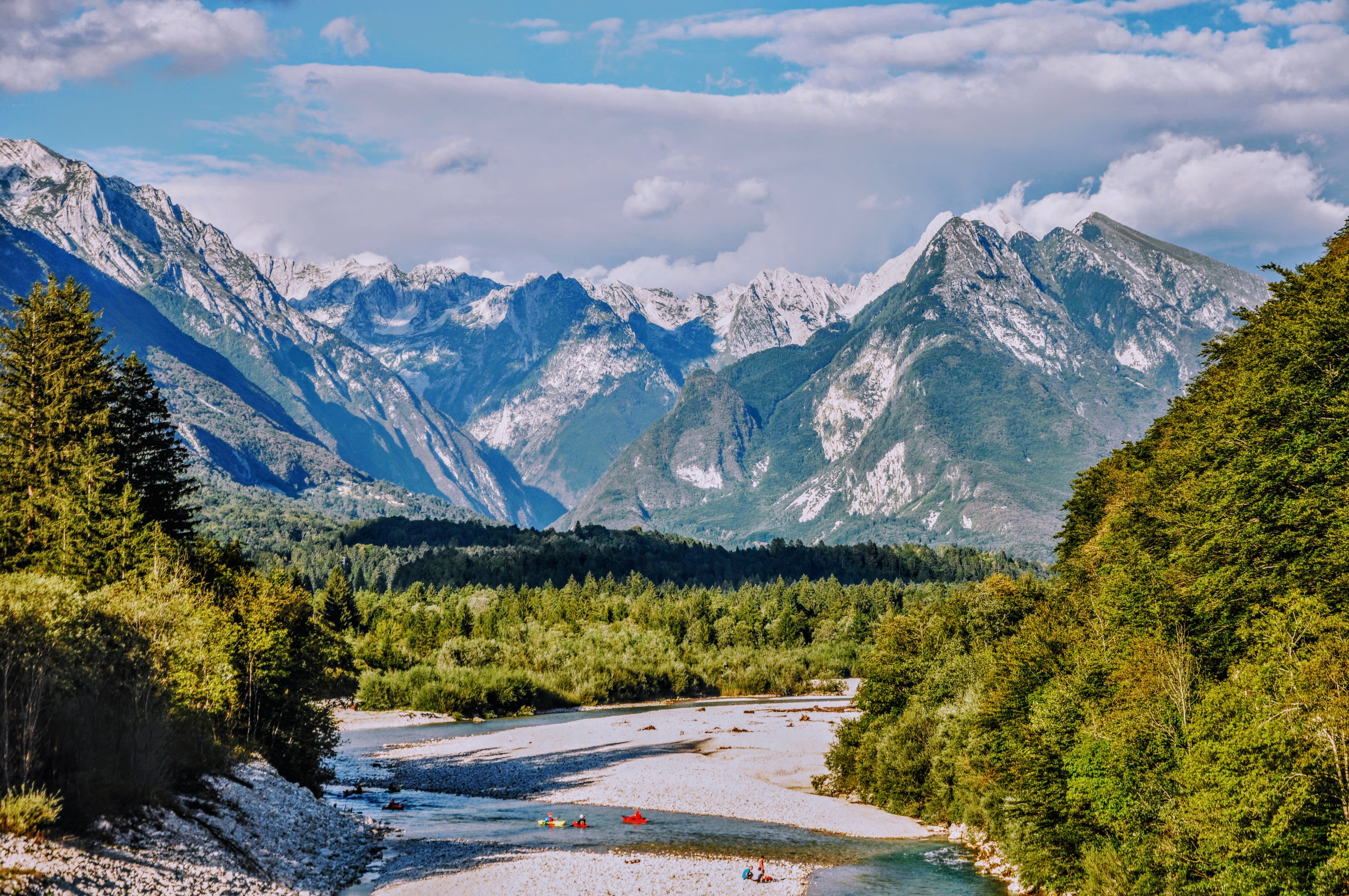 Soča River: Kayaking Adventure for All Levels with Photos — Soča River and Julian Alps scenery (4)