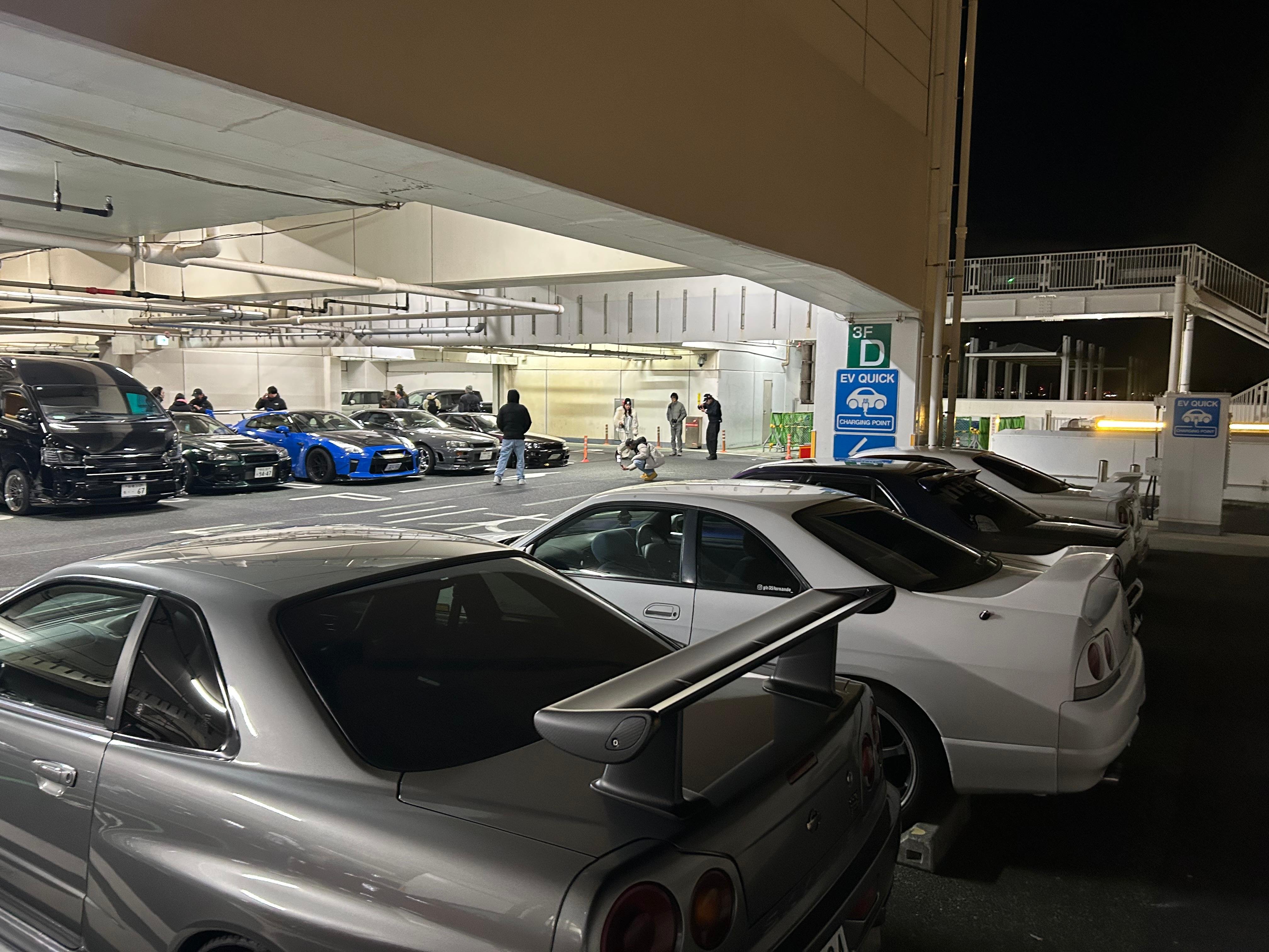 Tokyo: Daikoku JDM Car Meet & Night Drive in a Sports Car