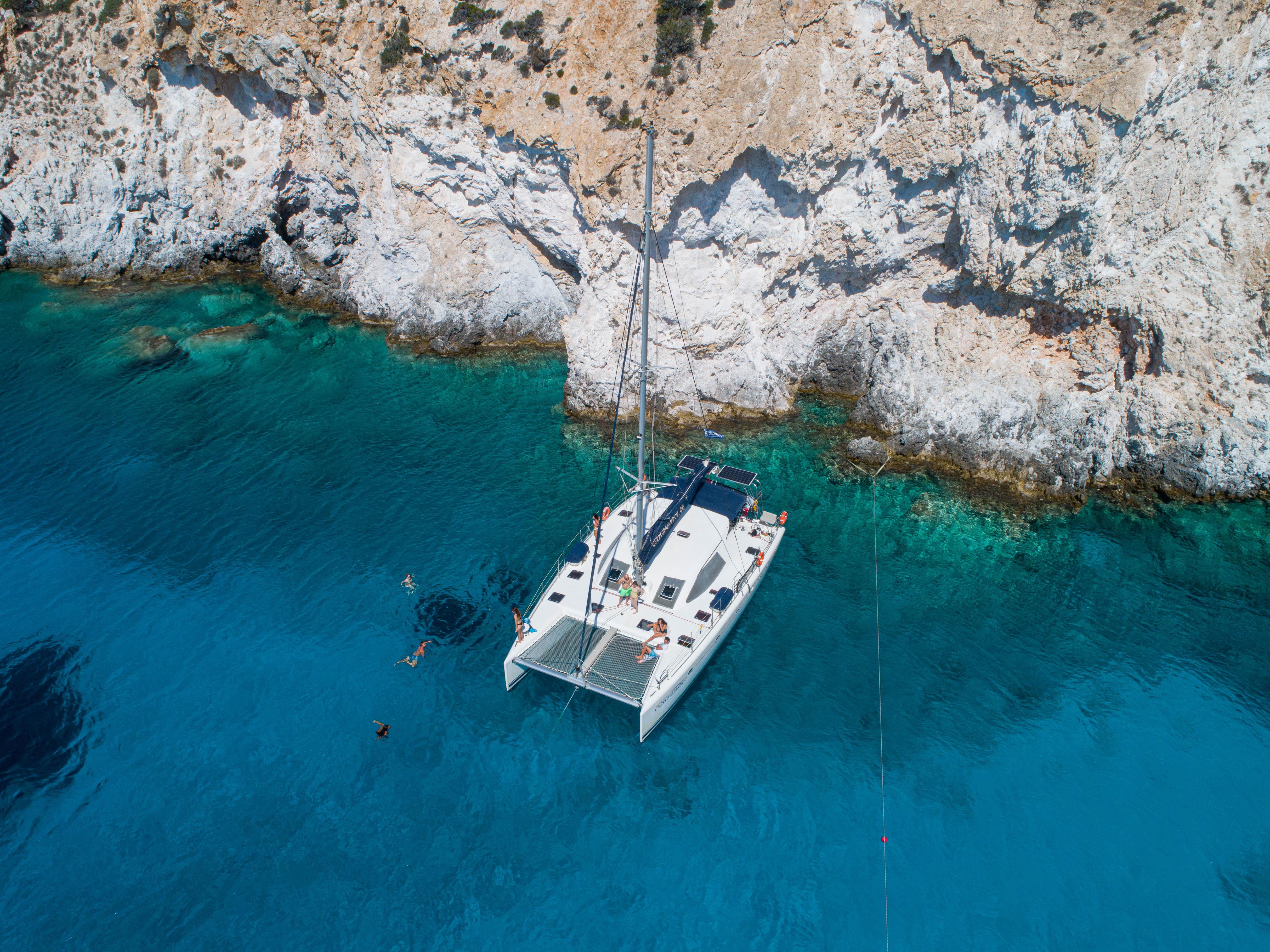 Polyaigos cruise Milos uninhabited island Aegean catamaran — image 5