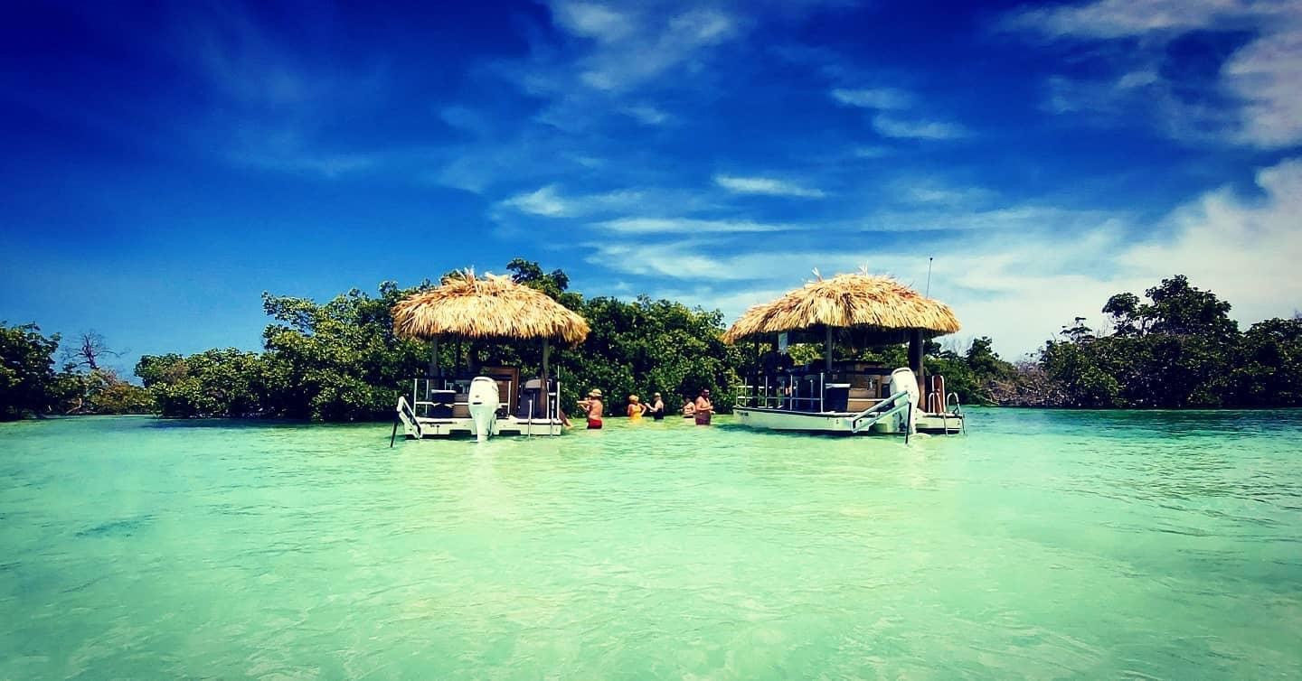 Private 4-Hour Tiki Bar Boat Sandbar Cruise in Key West