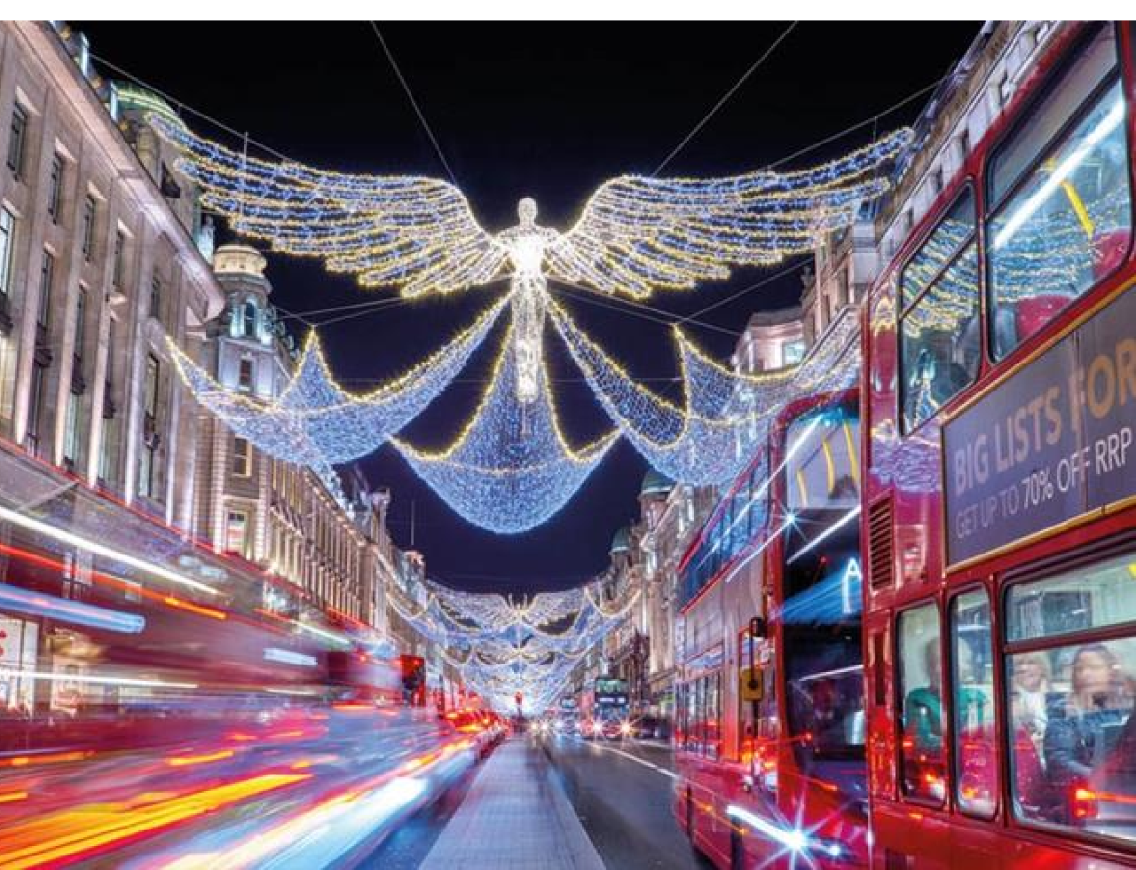 London Christmas Lights Evening Bus Tour