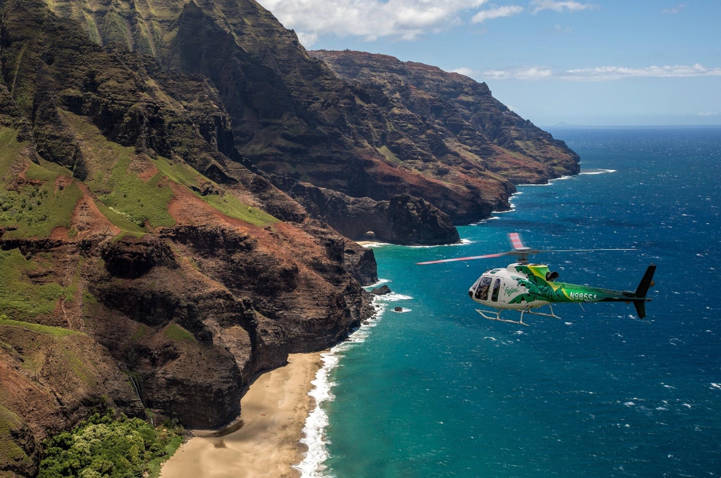 Deluxe Waterfall Safari Helicopter Tour from Lihue