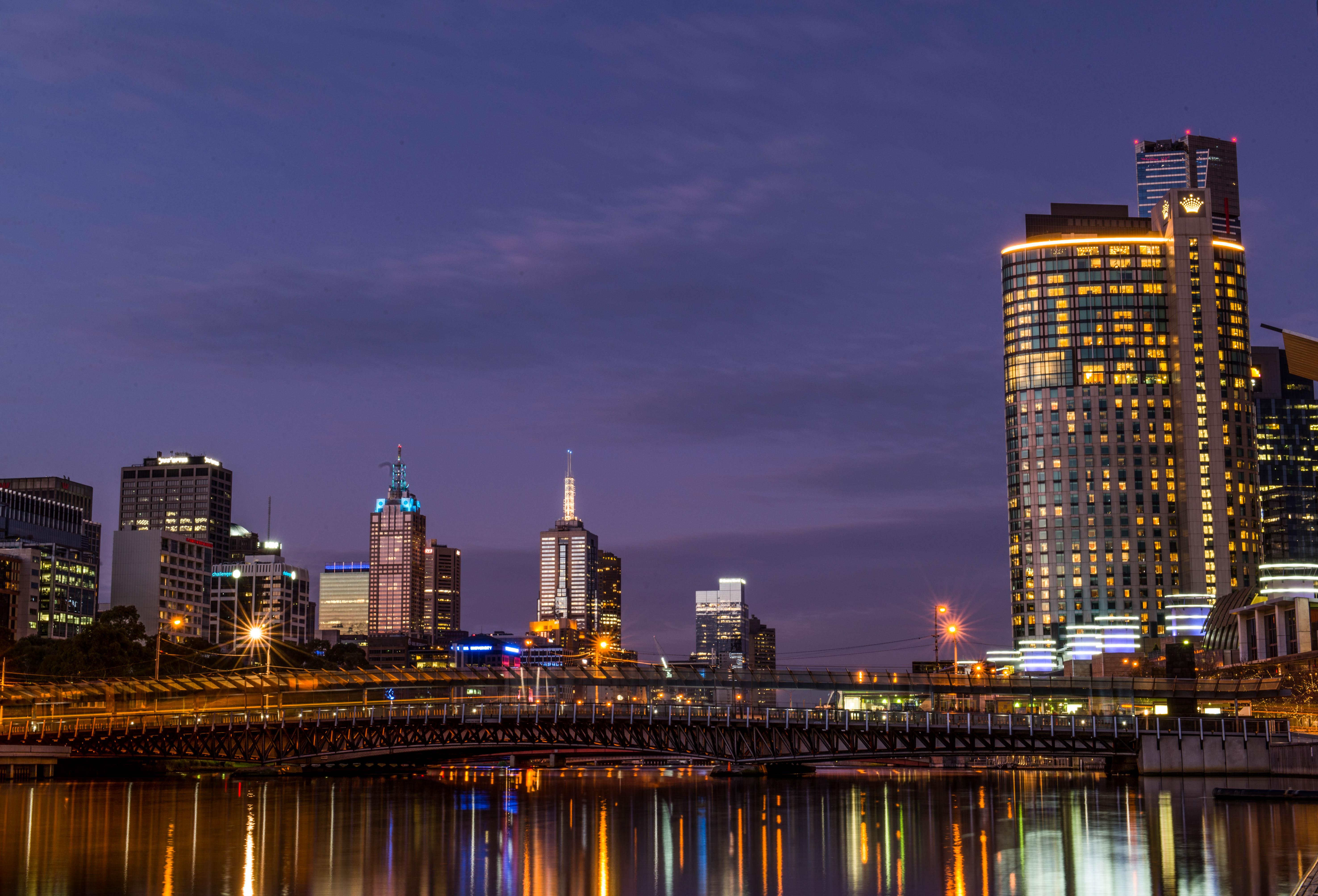 Melbourne Scenic Sunset Cruise with Bar & City Views