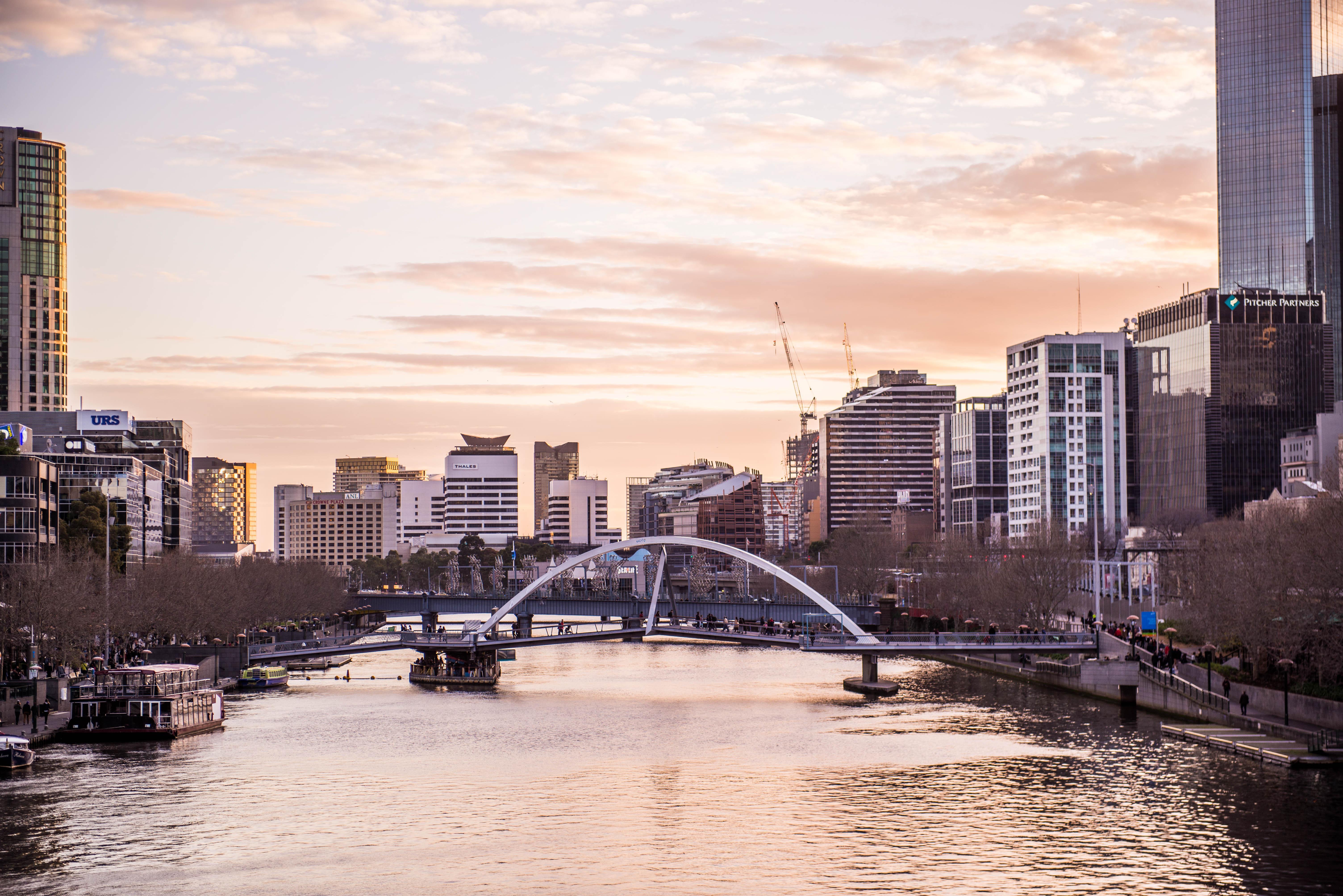Melbourne Scenic Sunset Cruise with Bar & City Views