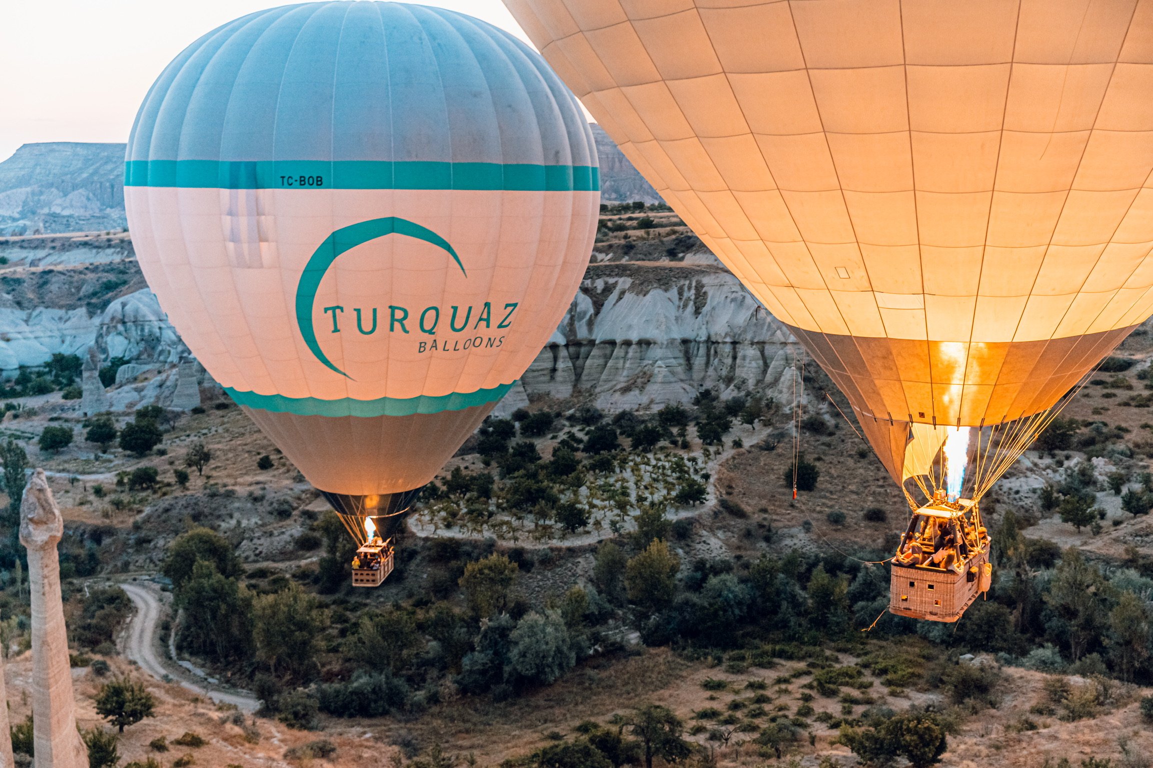 Cappadocia Sunrise Hot Air Balloon Flight with Hotel Transfers