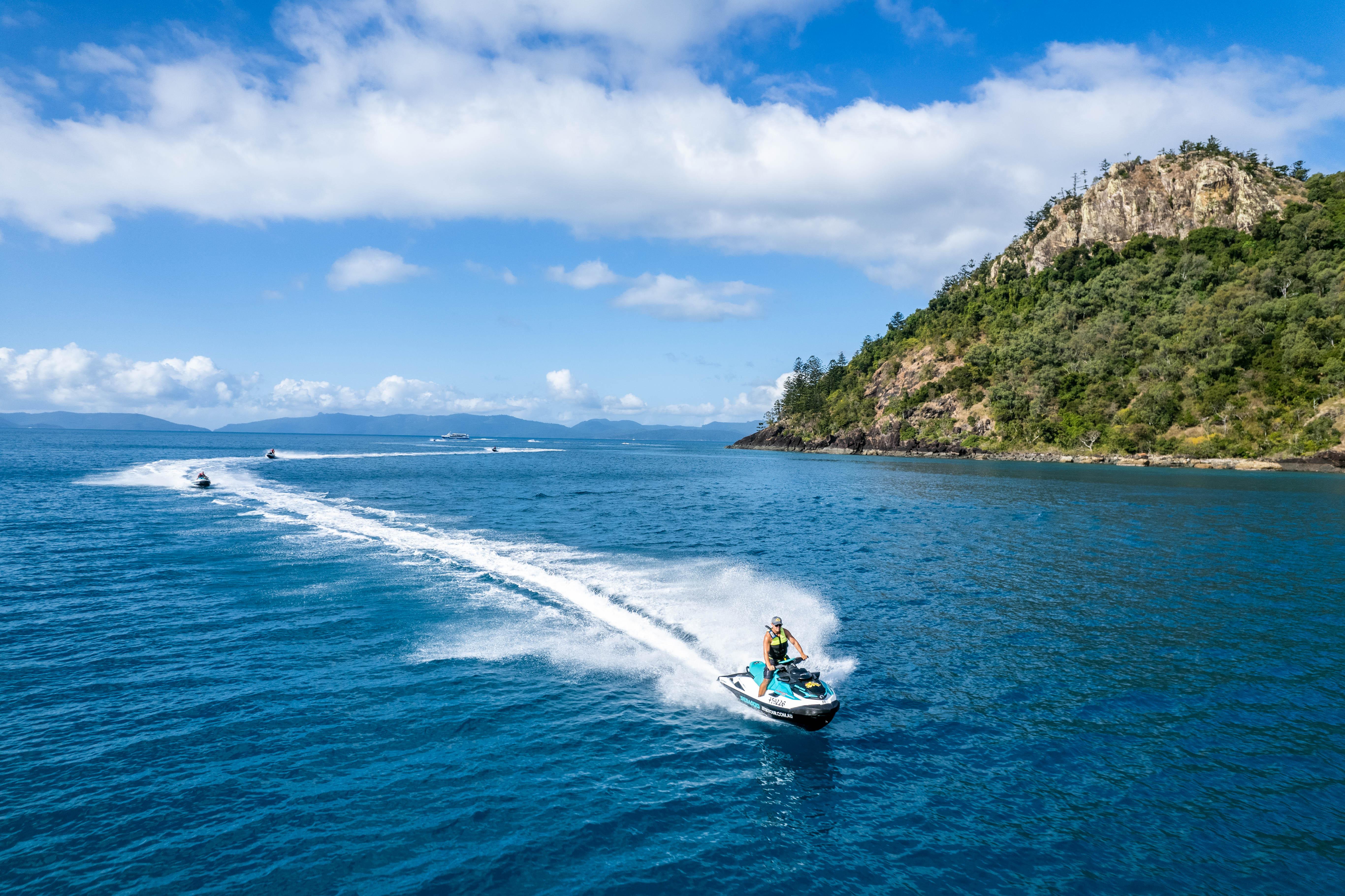 Two-Island Jet Ski Safari from Airlie Beach