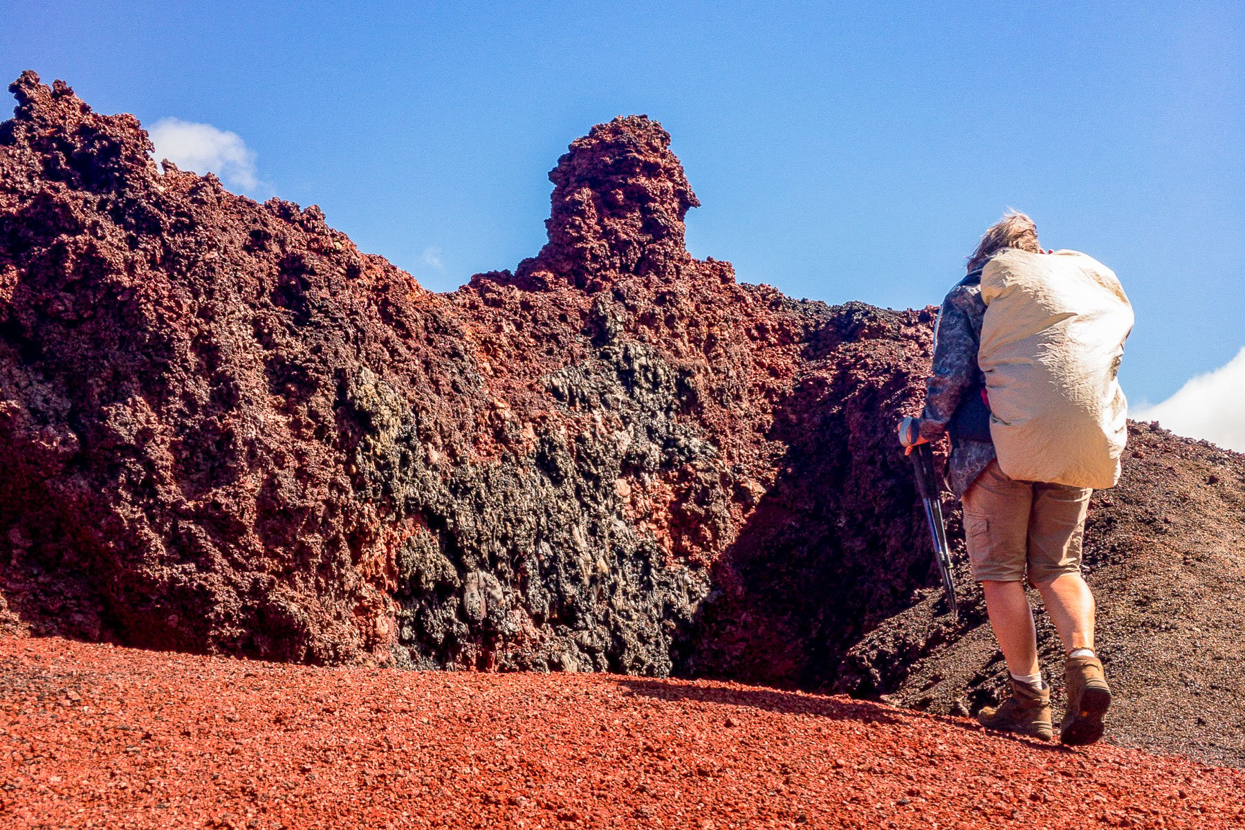 Off-Trail Volcano Hike at Piton de la Fournaise