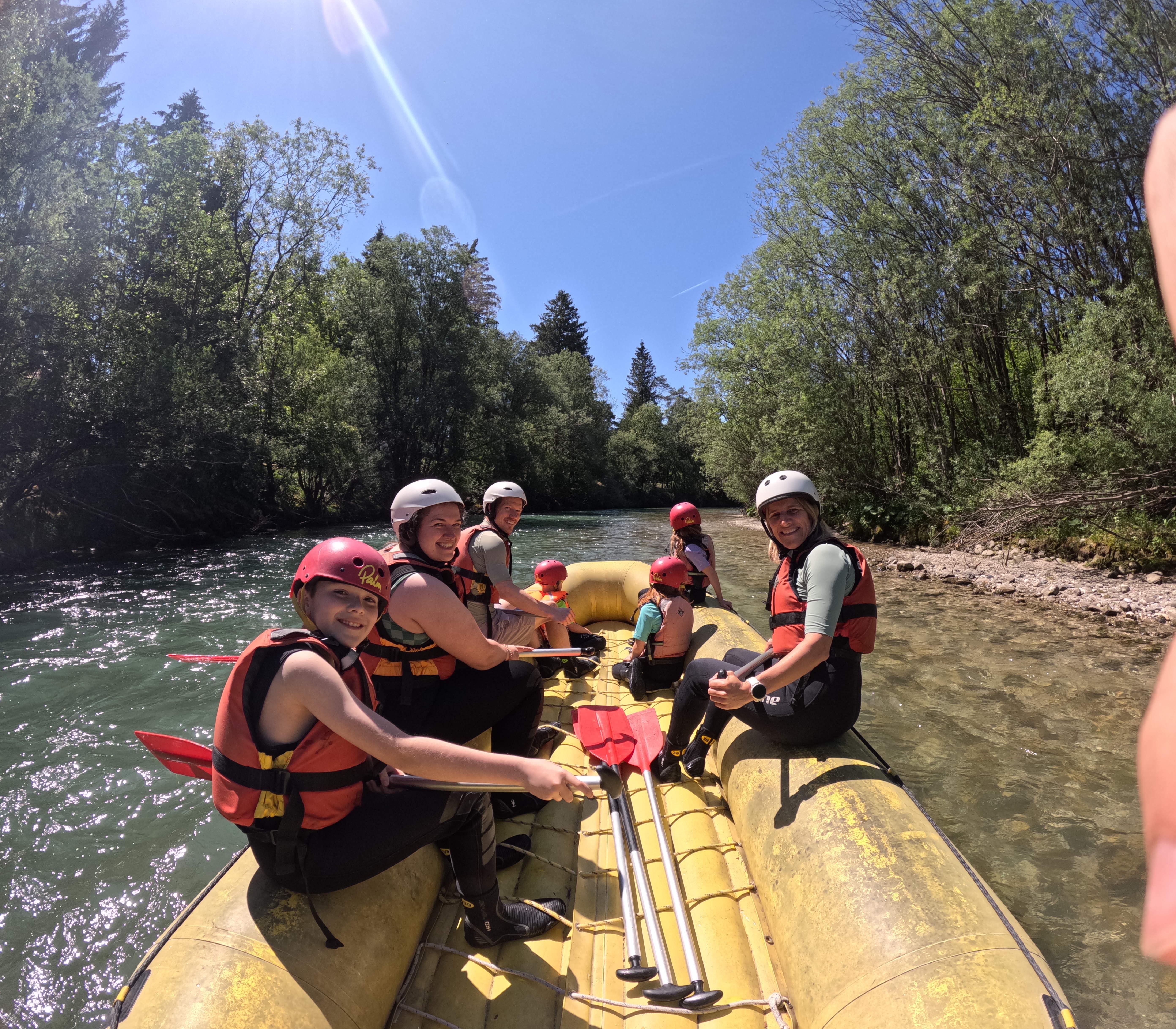 Sava or Soča River White Water Rafting with Guide