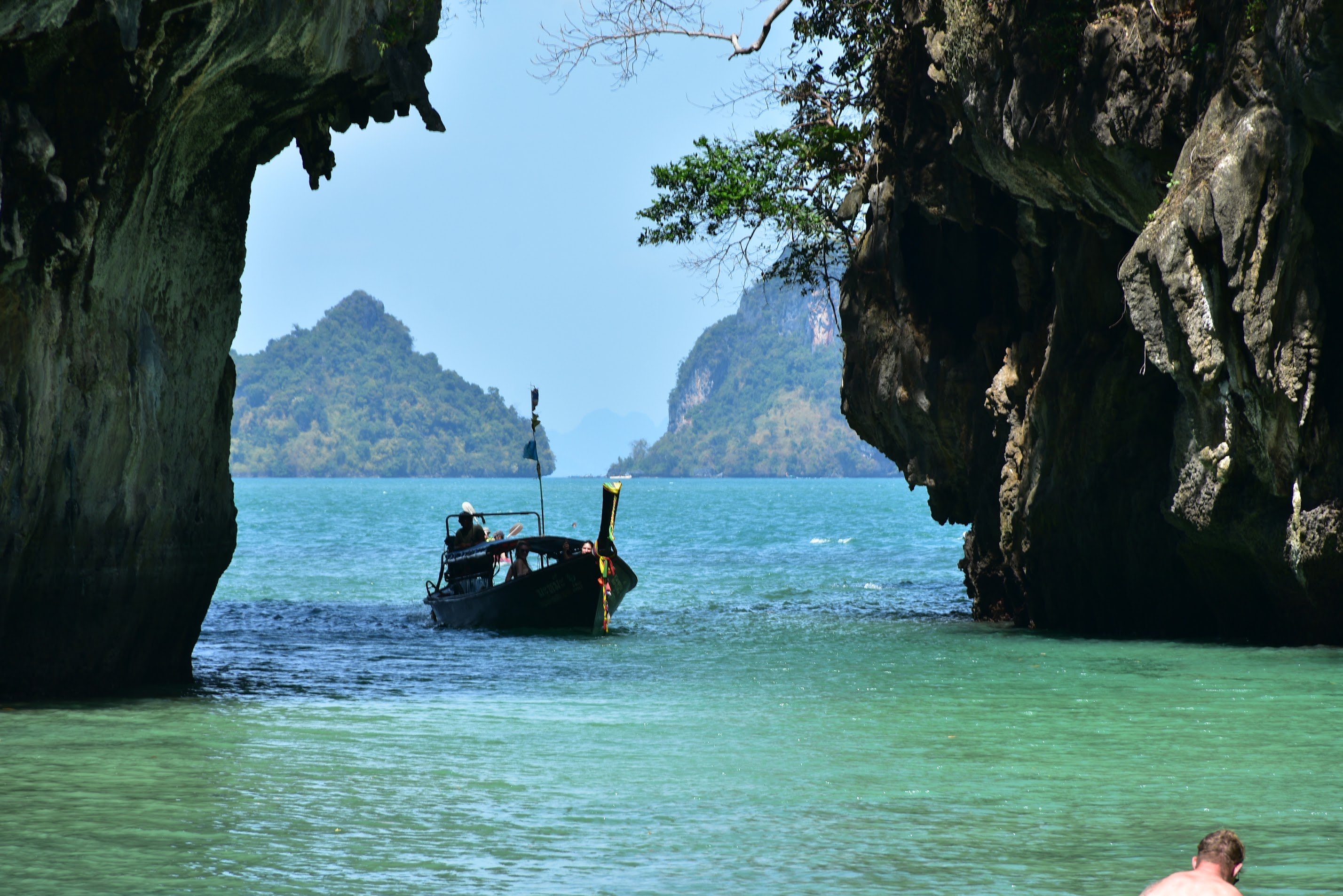 Krabi Hong Island Longtail Boat, Kayak & Snorkel Day Trip with Buffet Lunch