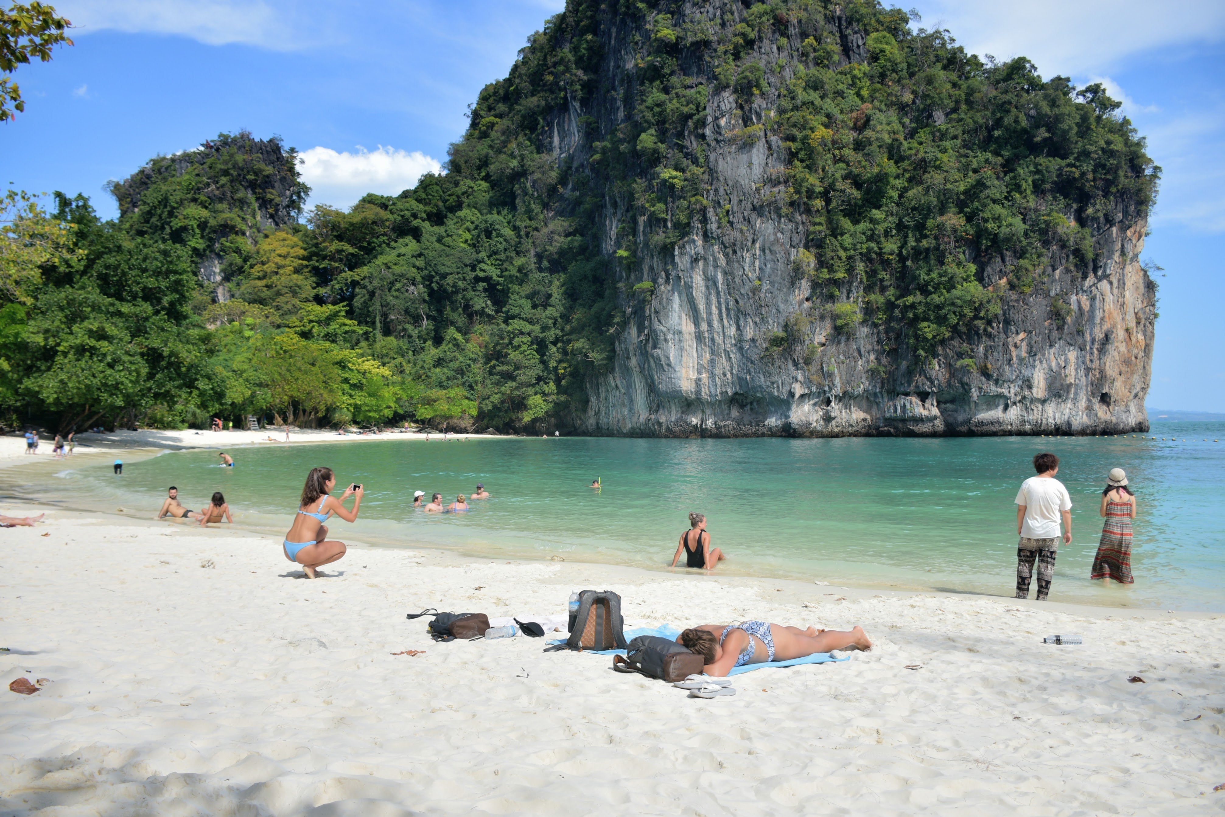 Krabi Hong Island Longtail Boat, Kayak & Snorkel Day Trip with Buffet Lunch