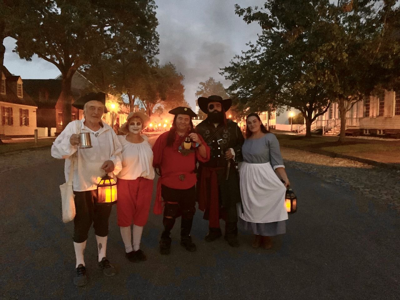 Ghost tour in Williamsburg, Virginia