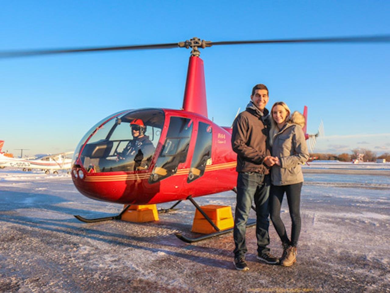 Private Helicopter Flight Over Toronto for Two
