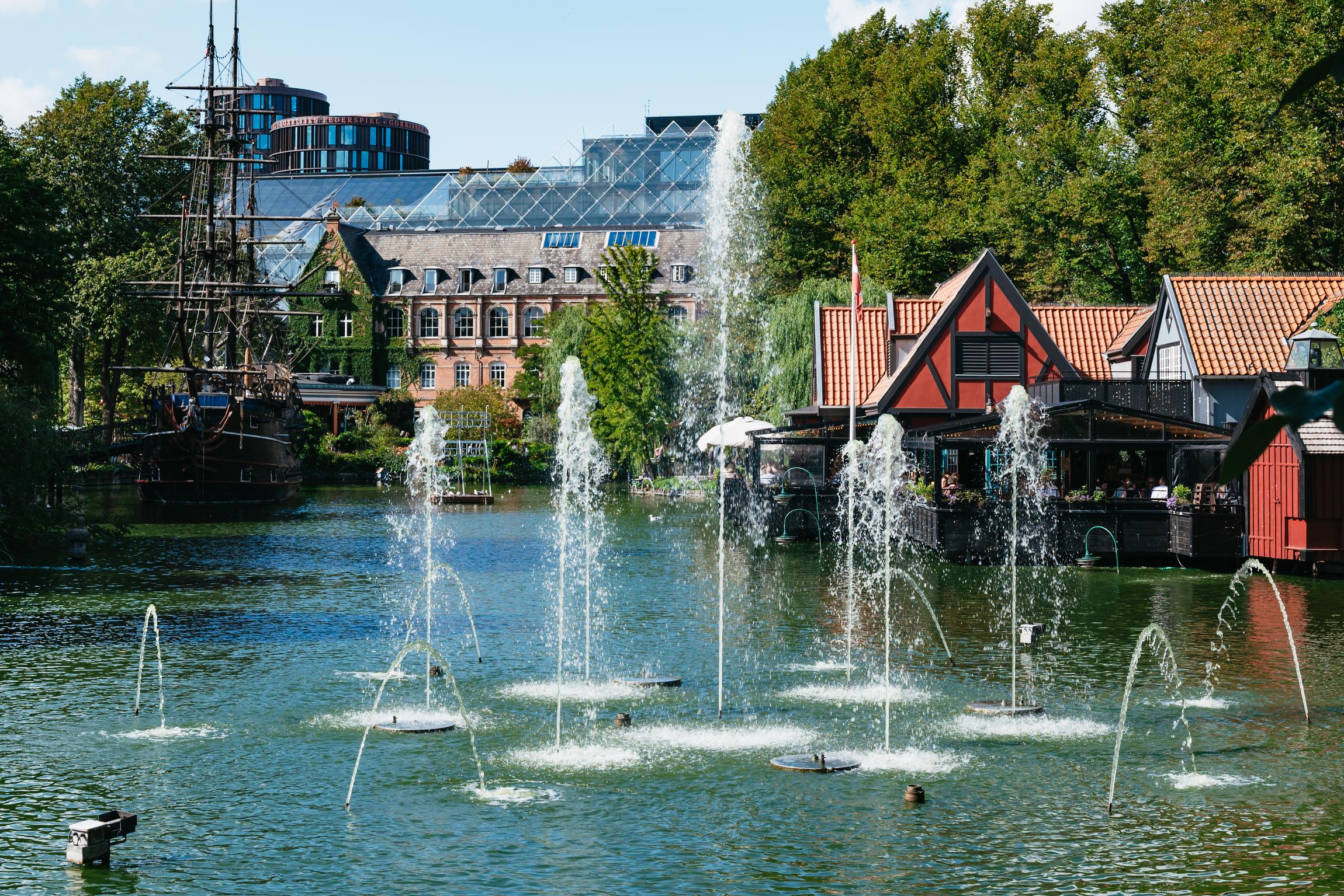 Copenhagen Halloween season at Tivoli Gardens — autumn garden scenery — image 11