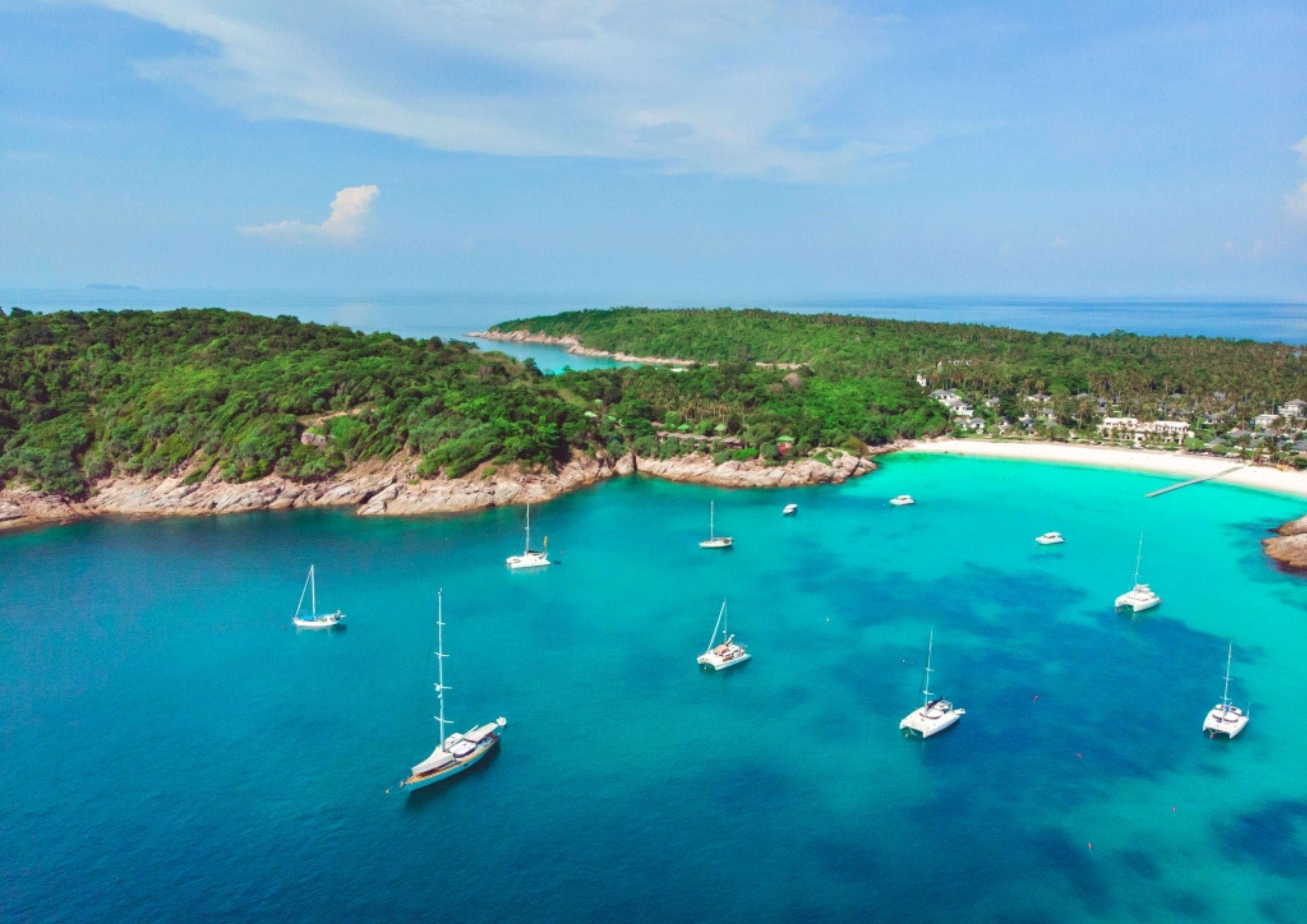 Coral Island Catamaran Sunset Cruise with Dinner