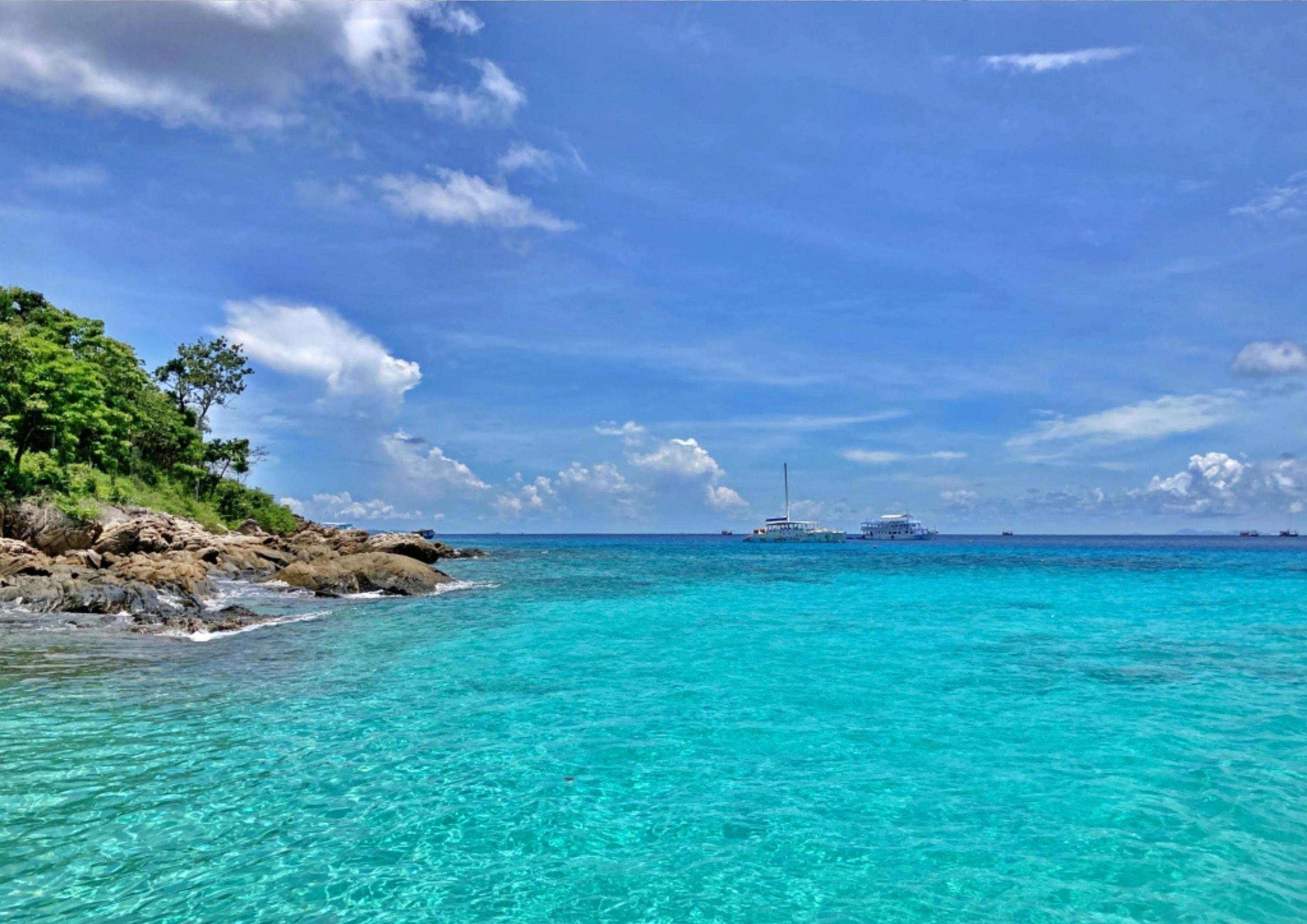 Coral Island Catamaran Sunset Cruise with Dinner