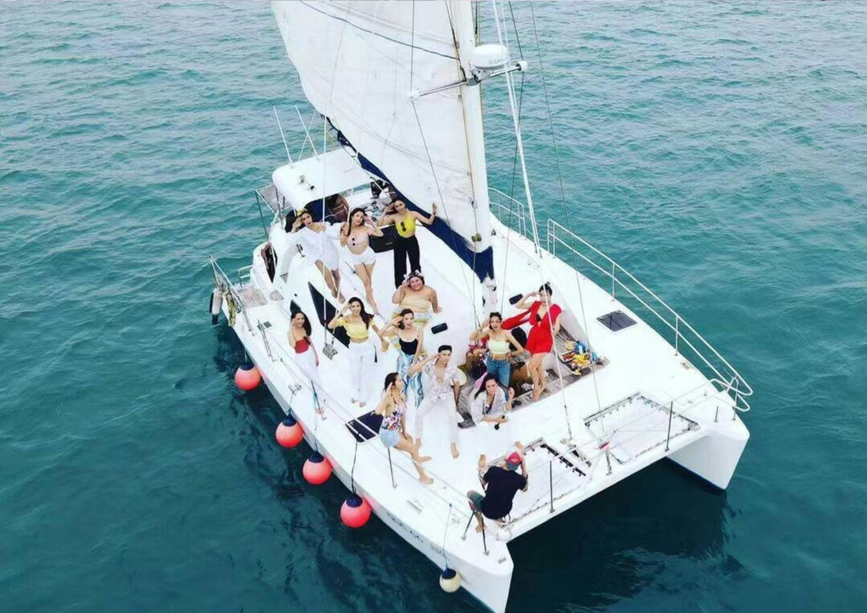Coral Island Catamaran Sunset Cruise with Dinner