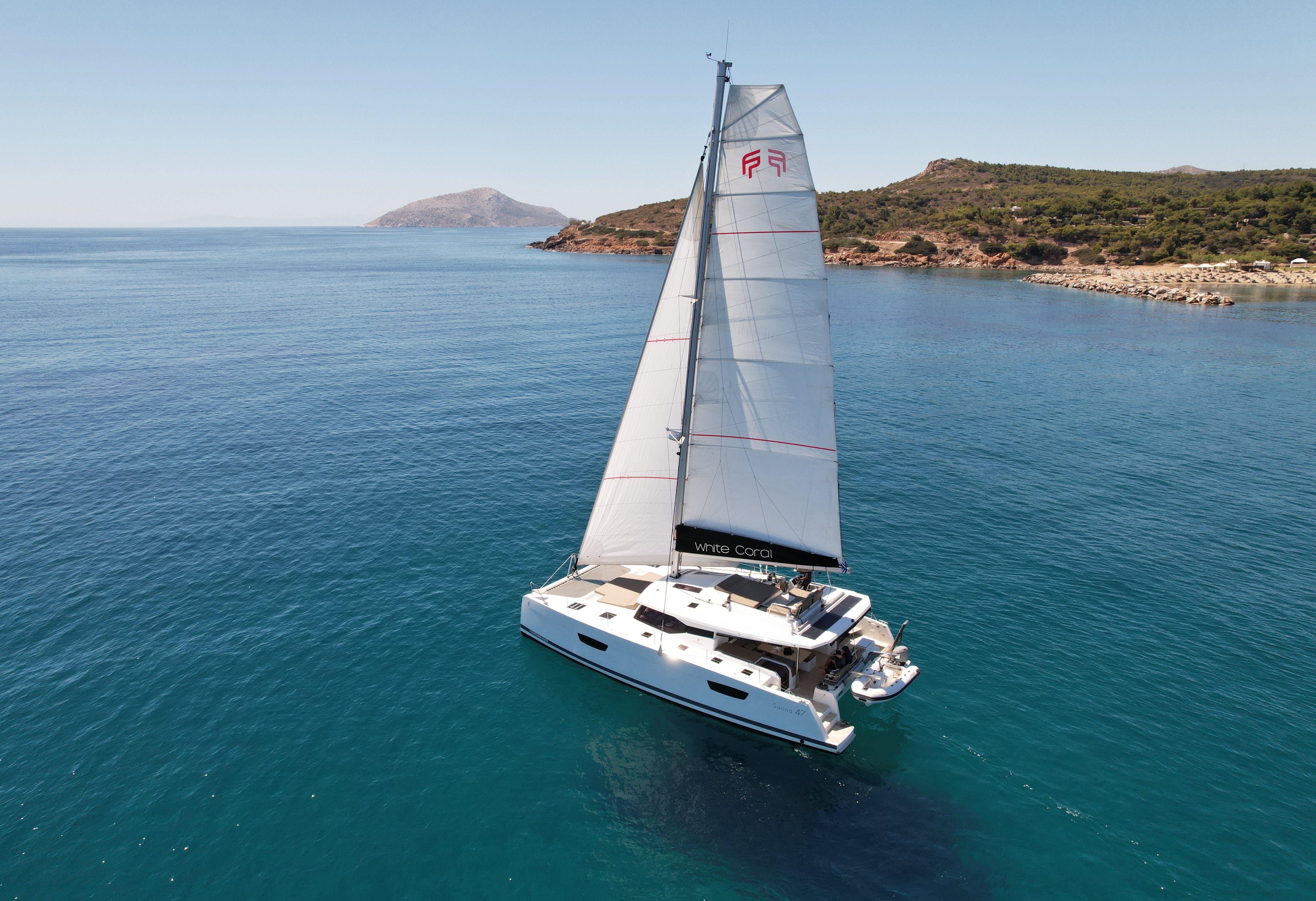 Mykonos Luxury Catamaran Cruise with 3-Course Gourmet Meal
