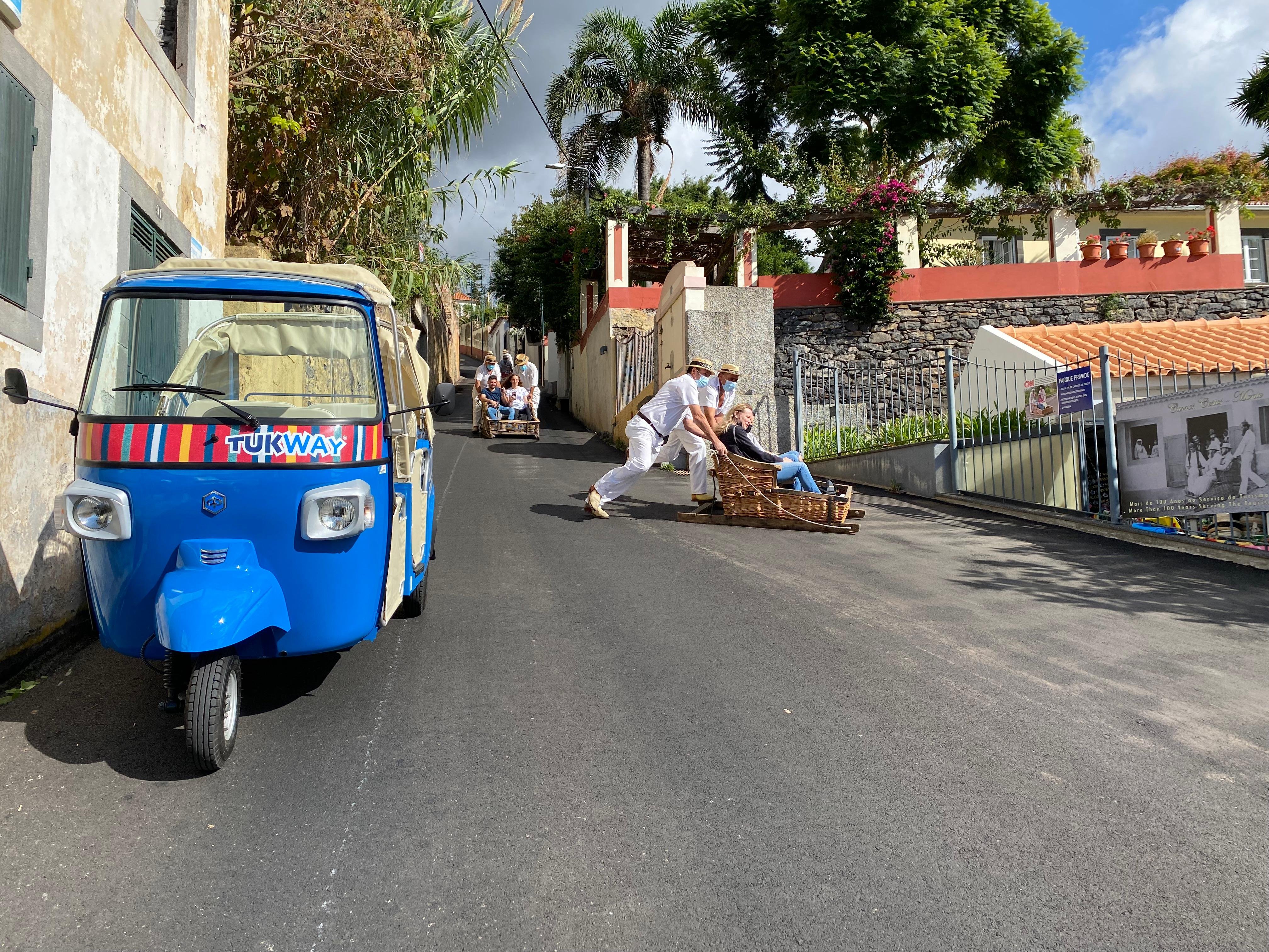 Monte Village & Old Town Tour with Optional Toboggan Ride