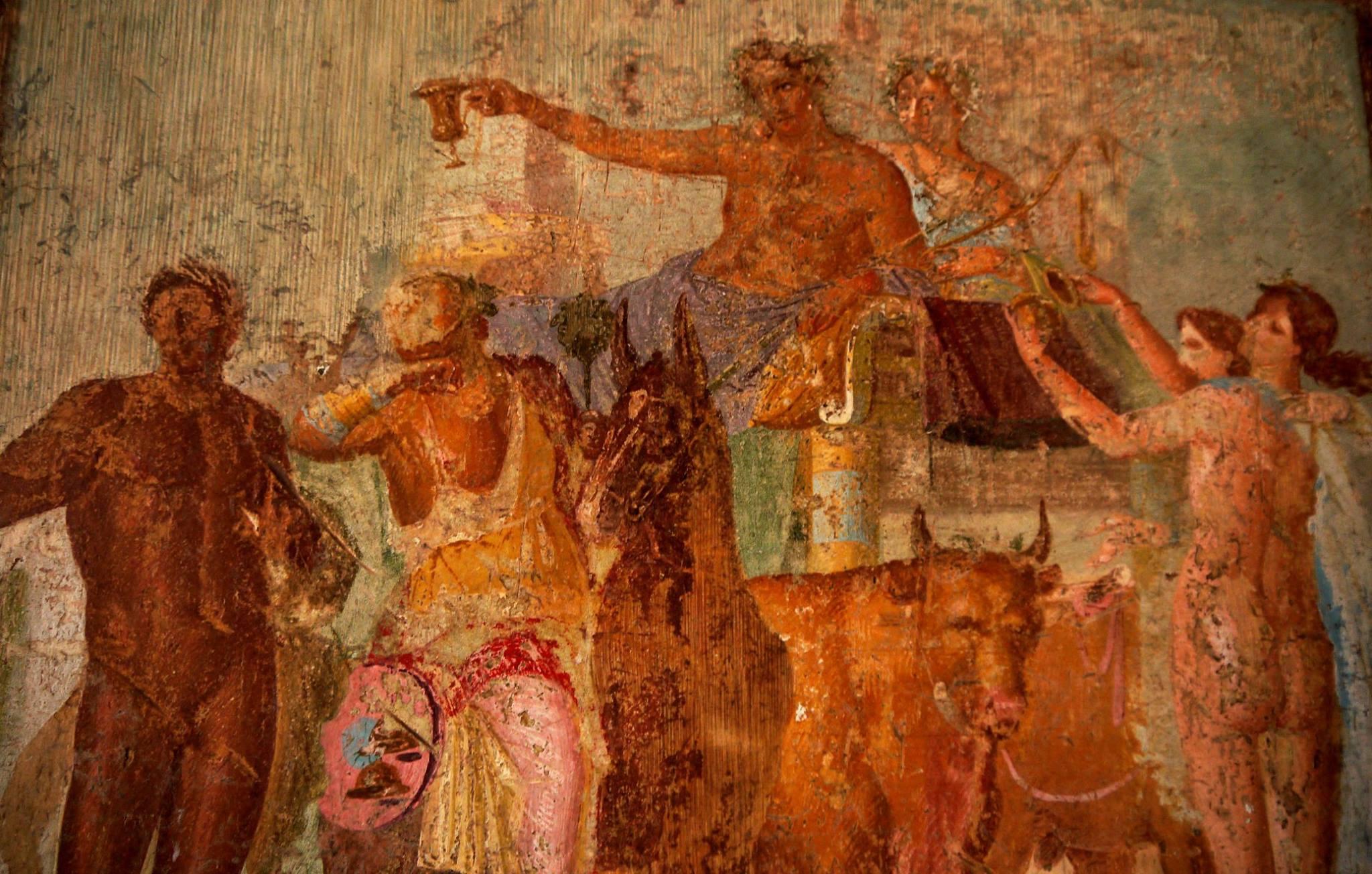 Pompeii and Vesuvius full-day tour from the Amalfi Coast - the Stabian Baths at Pompeii