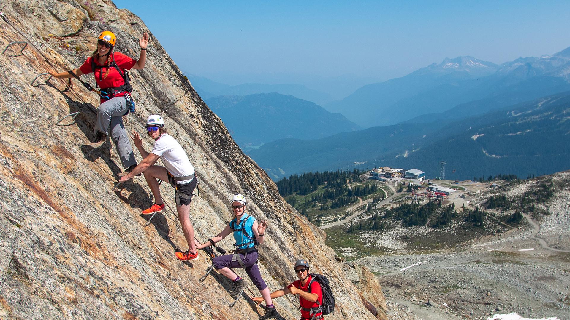 Whistler Mountain Via Ferrata Climbing Adventure