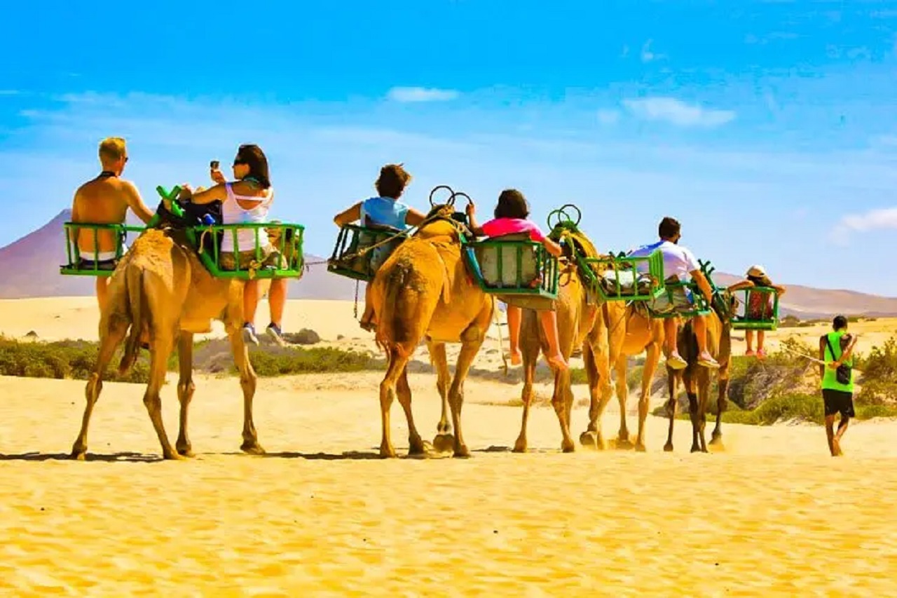 E-Bike Tour of Maspalomas with Camel Ride in the Dunes