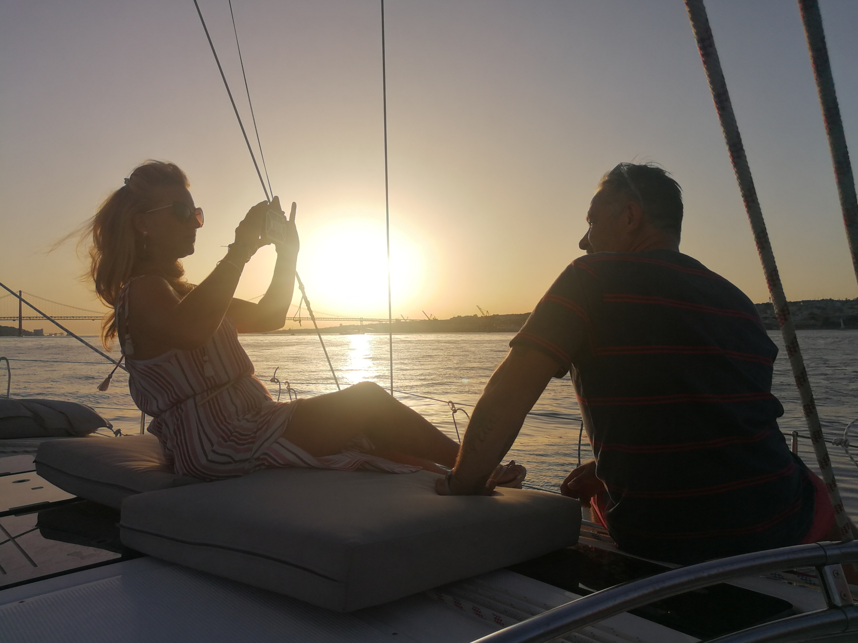 Lisbon Tagus River Sailing Cruise with Wine (Day or Sunset)
