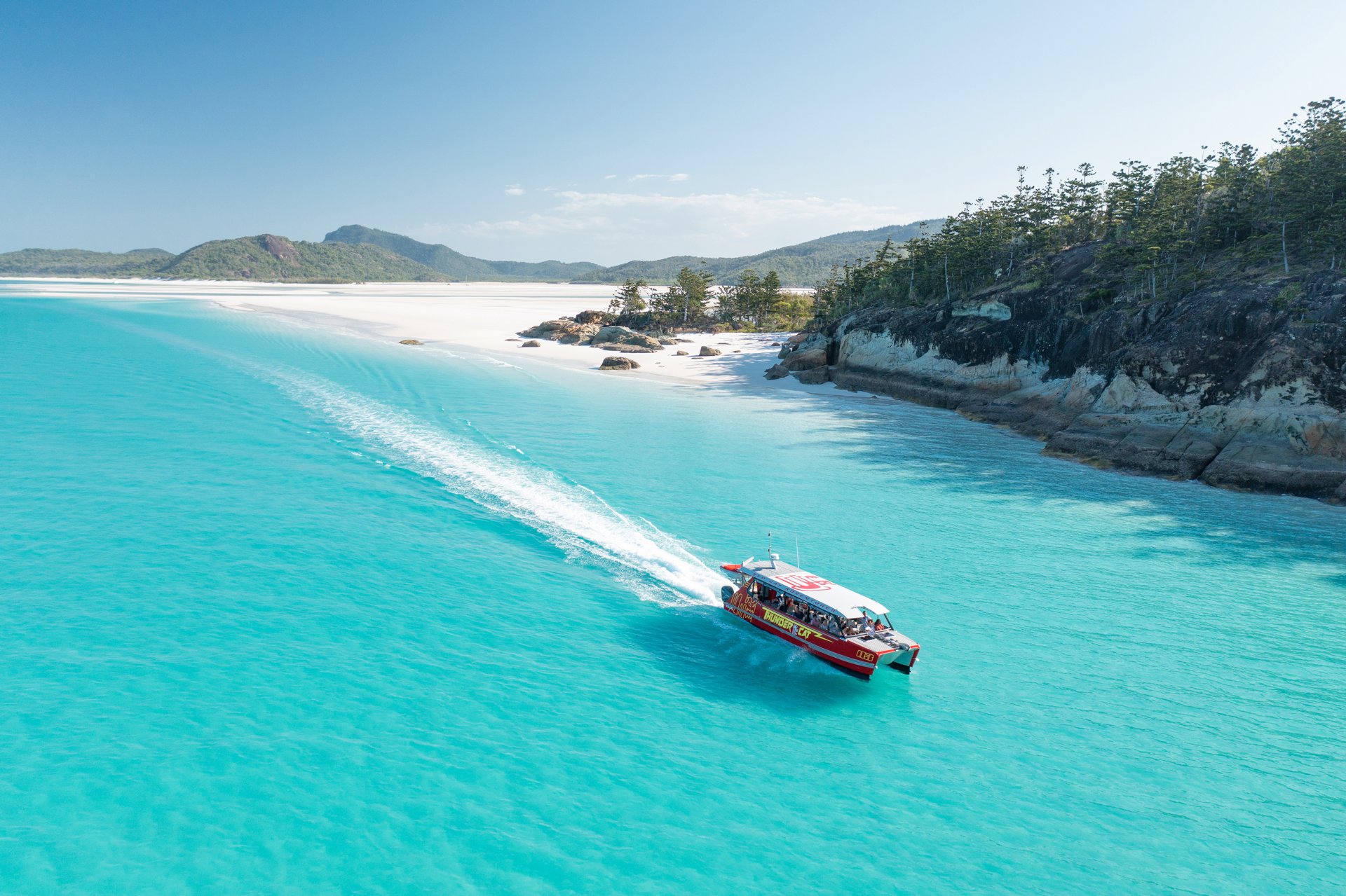 Airlie Beach: Whitehaven Full-Day Eco-Cruise with Buffet