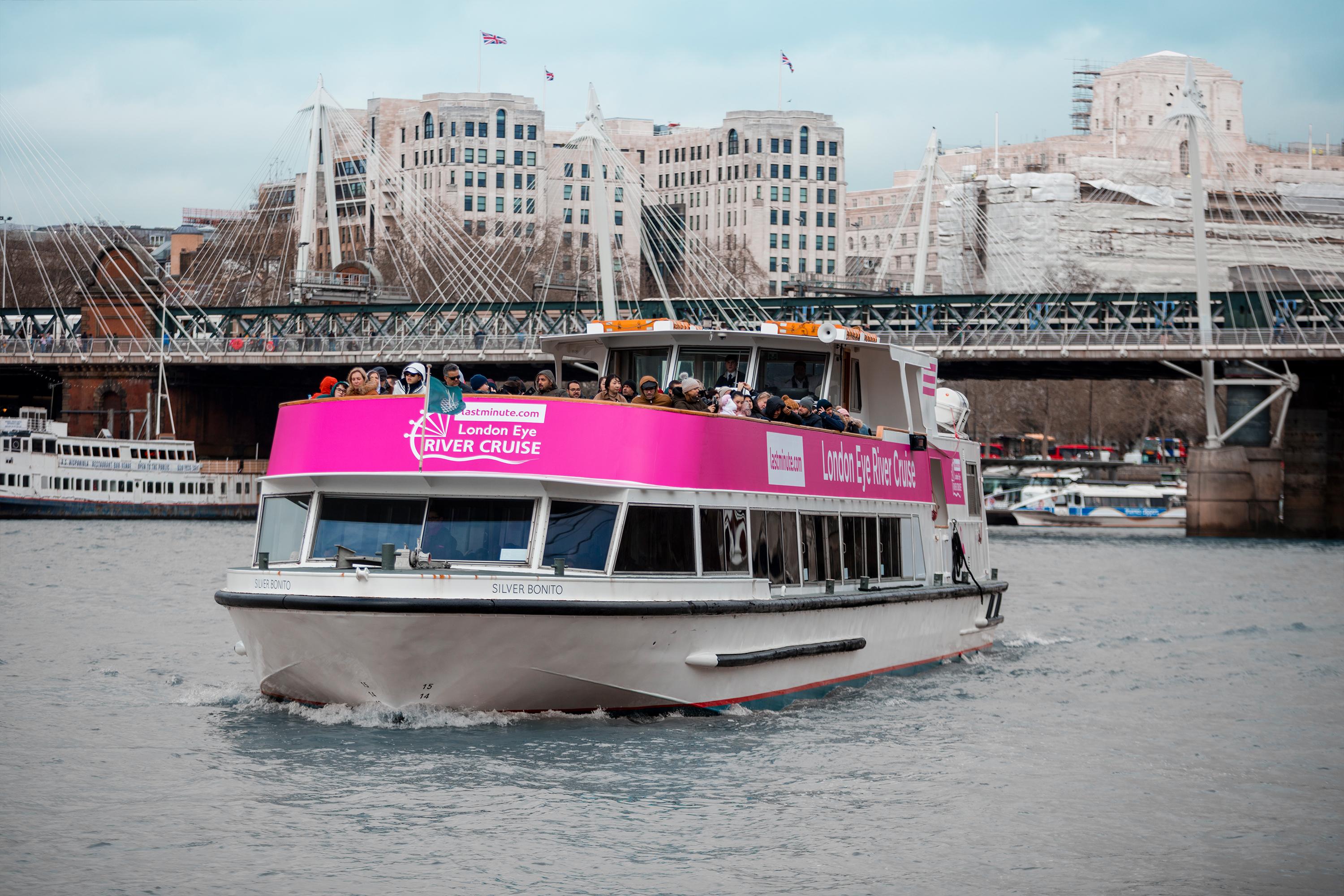 Thames River Sightseeing Cruise with London Eye Option