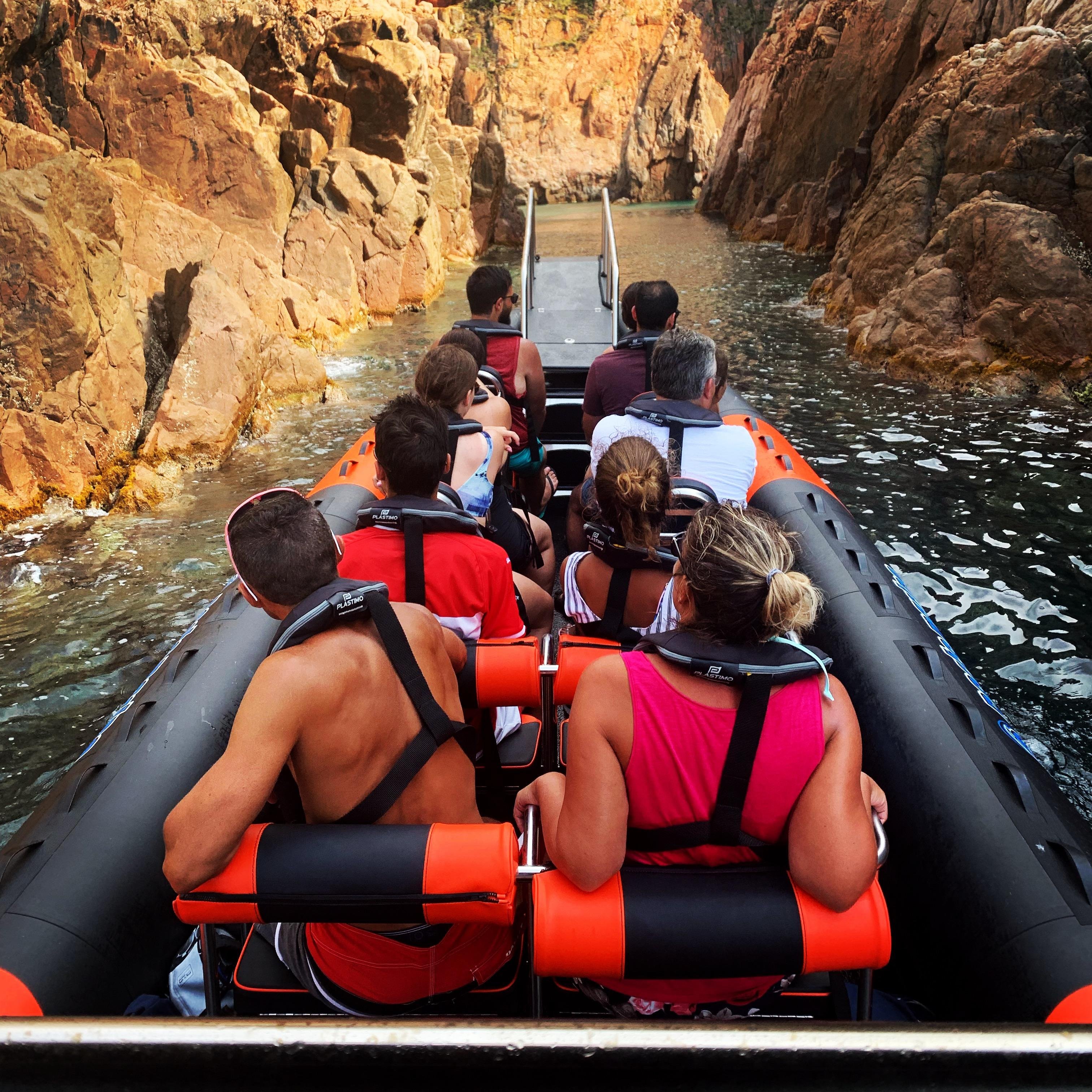 Piana Calanques Boat Tour with Cave Exploration