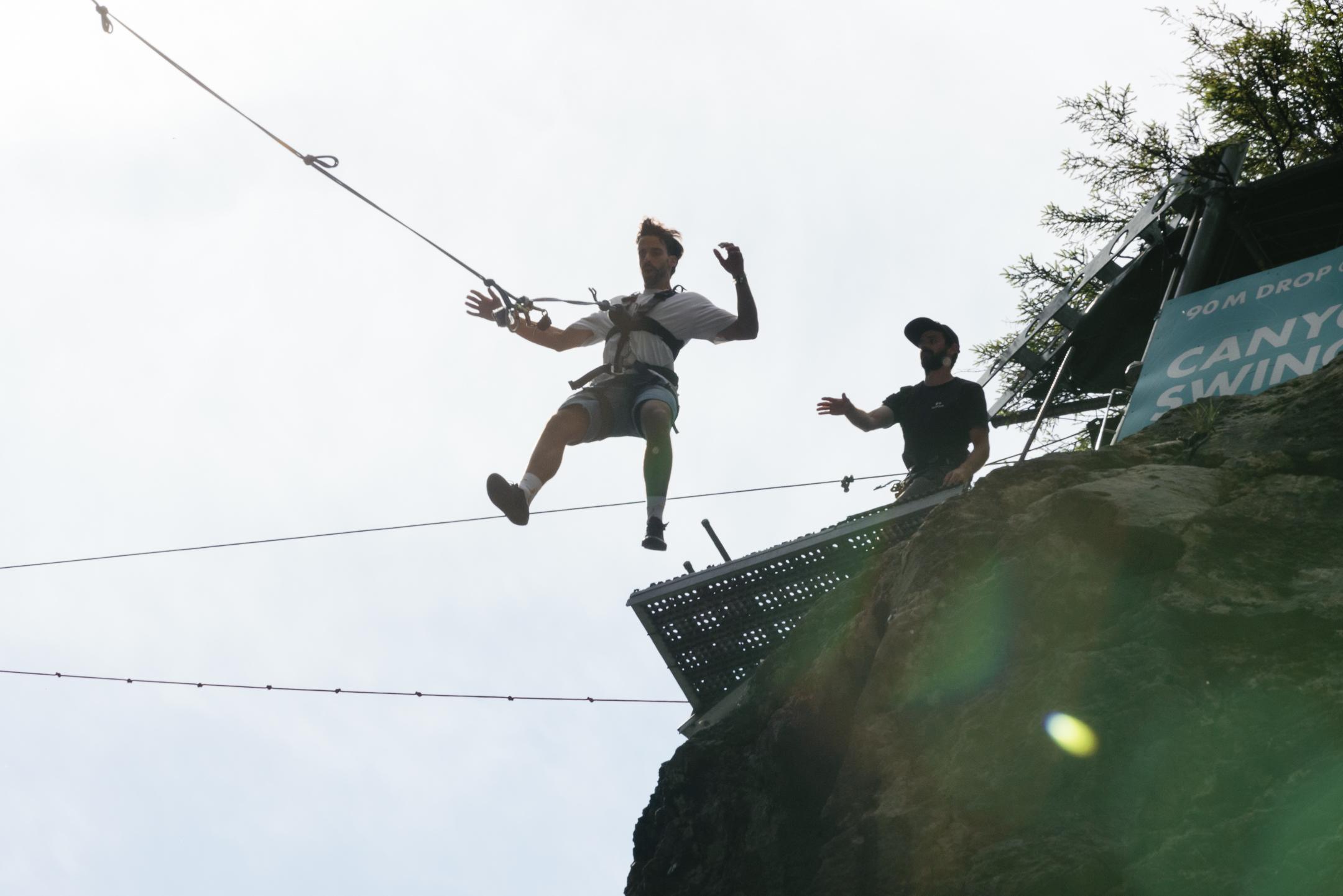 Grindelwald Canyon Swing Experience