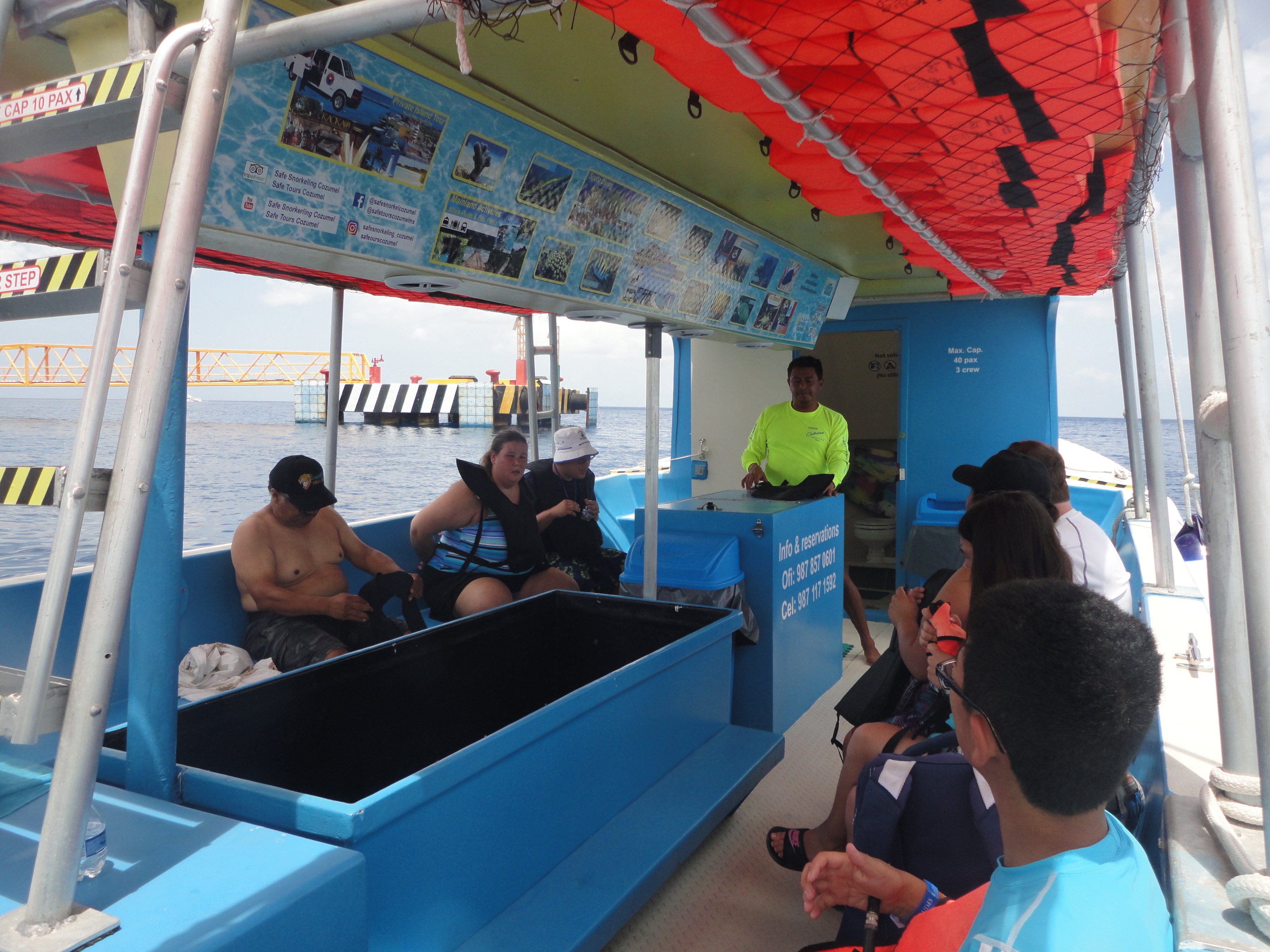 Private Glass-Bottom Boat & Snorkeling at 3 Reefs