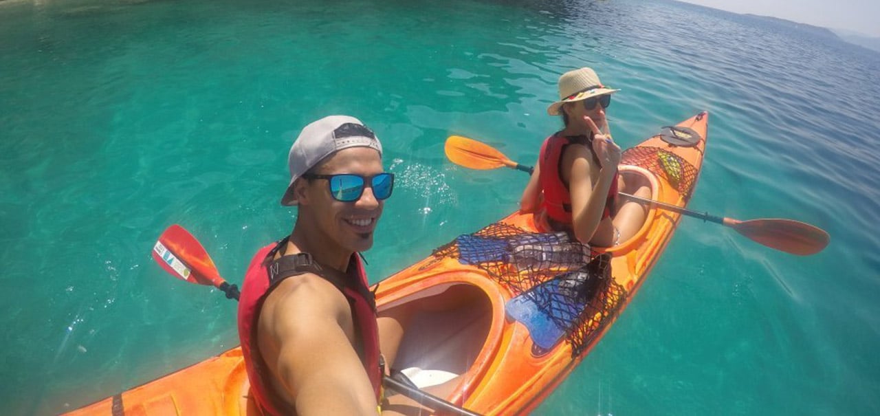 Sea Kayaking to Lefkada's Blue Cave