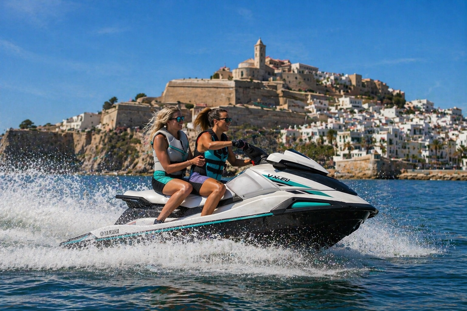 1-Hour Guided Jet Ski Adventure in Ibiza