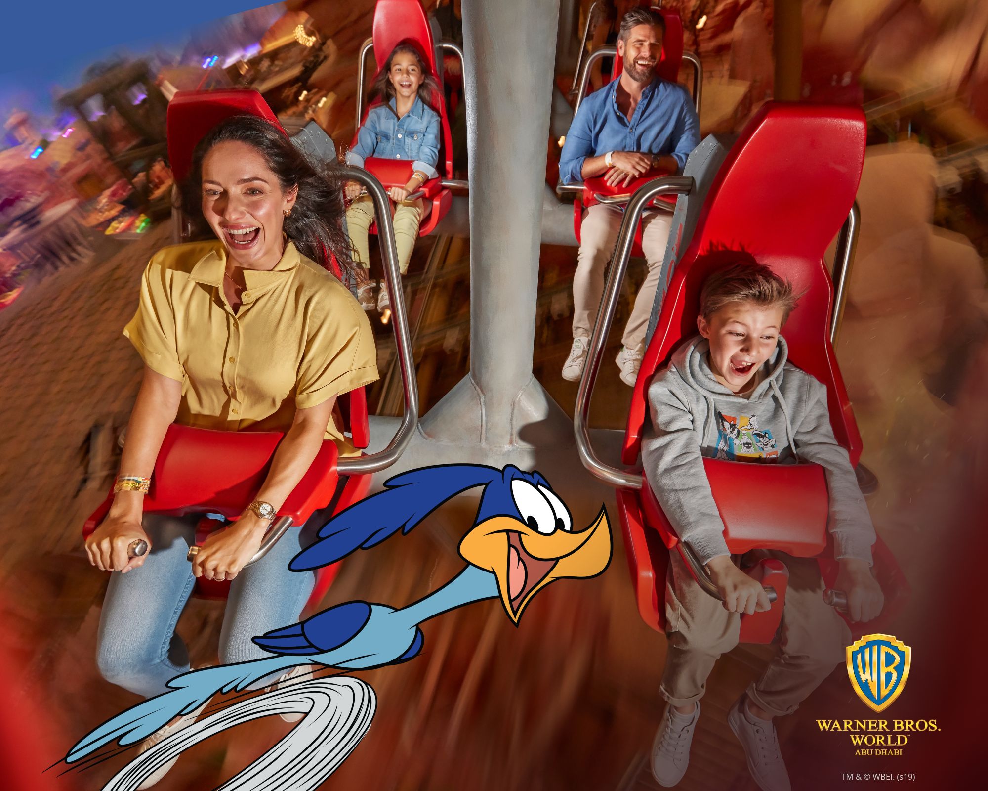 Abu Dhabi Day Trip from Dubai with Warner Bros. World Ticket