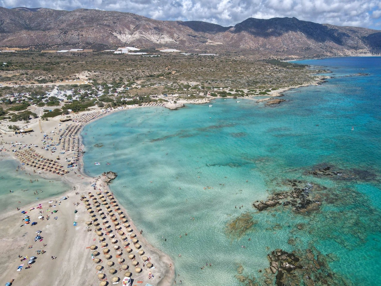 Elafonissi pink sand beach and Balos lagoon tour Crete — shallow turquoise lagoon, Gramvousa Venetian fortress — image 5