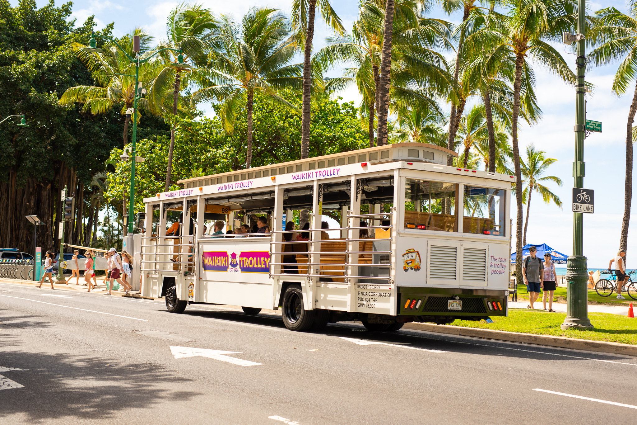 Waikiki Trolley All-Line Hop-On Hop-Off Pass