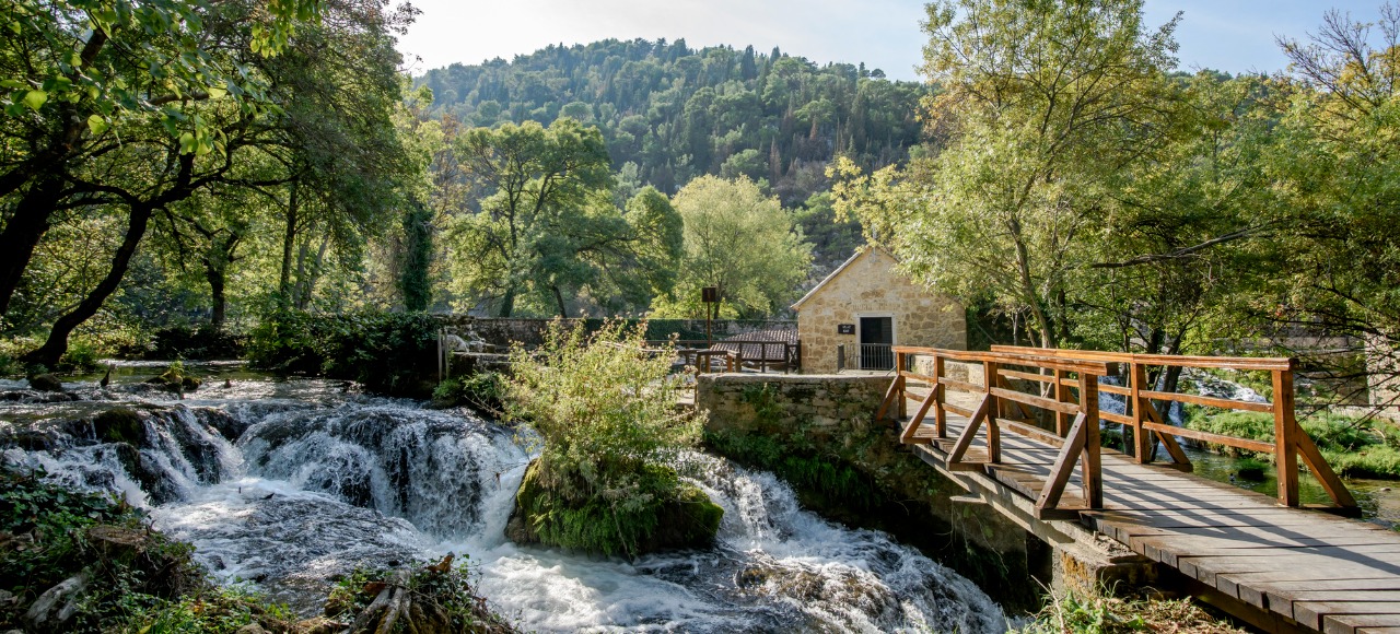 Split to Krka Waterfalls & Trogir UNESCO Tour