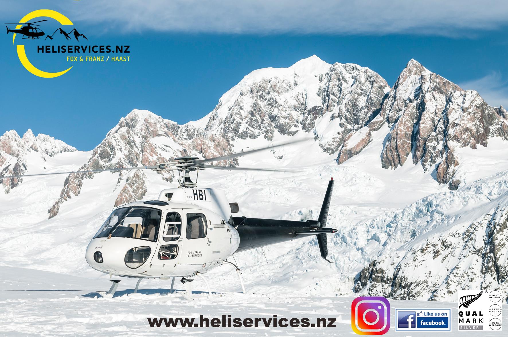 Grand Helicopter Tour Over Three Glaciers with Snow Landing