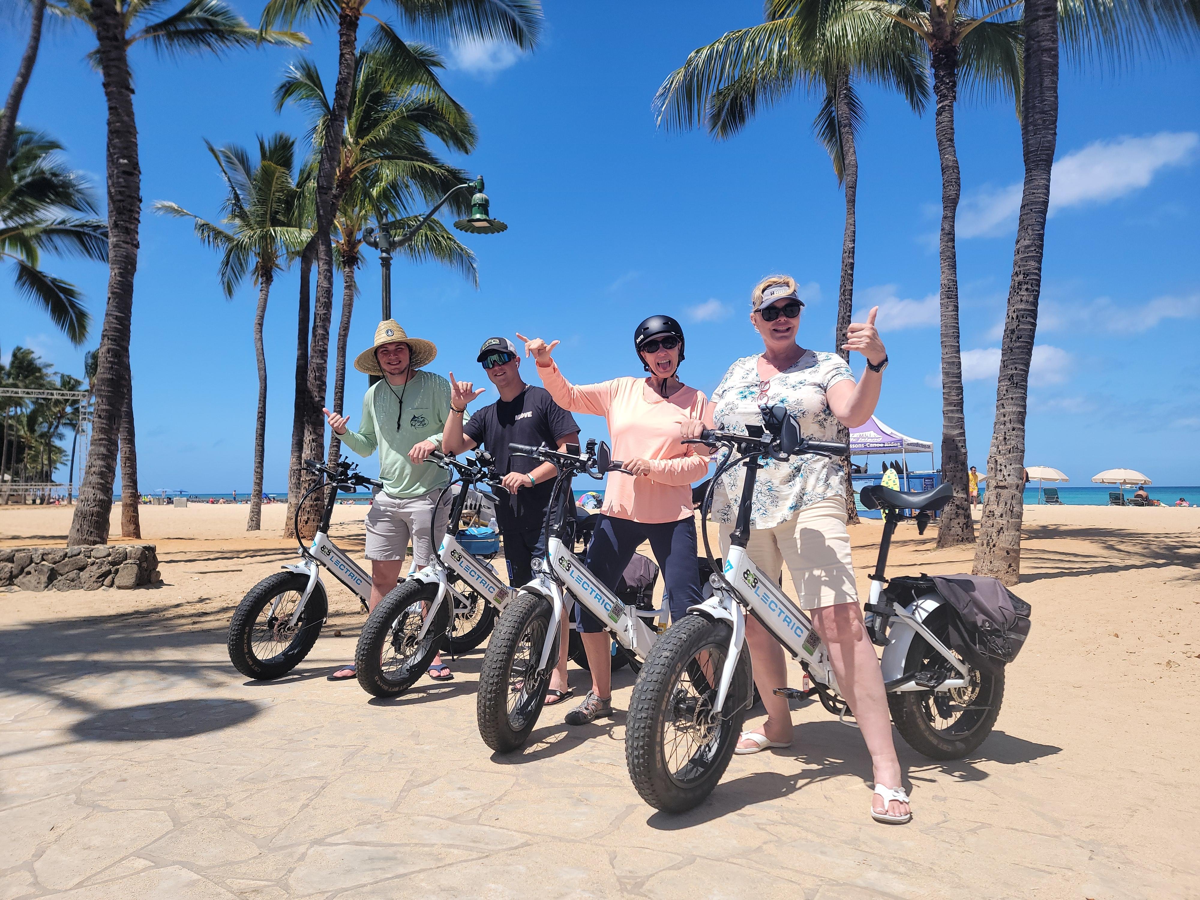 Diamond Head E-Bike Coastal Tour from Waikiki