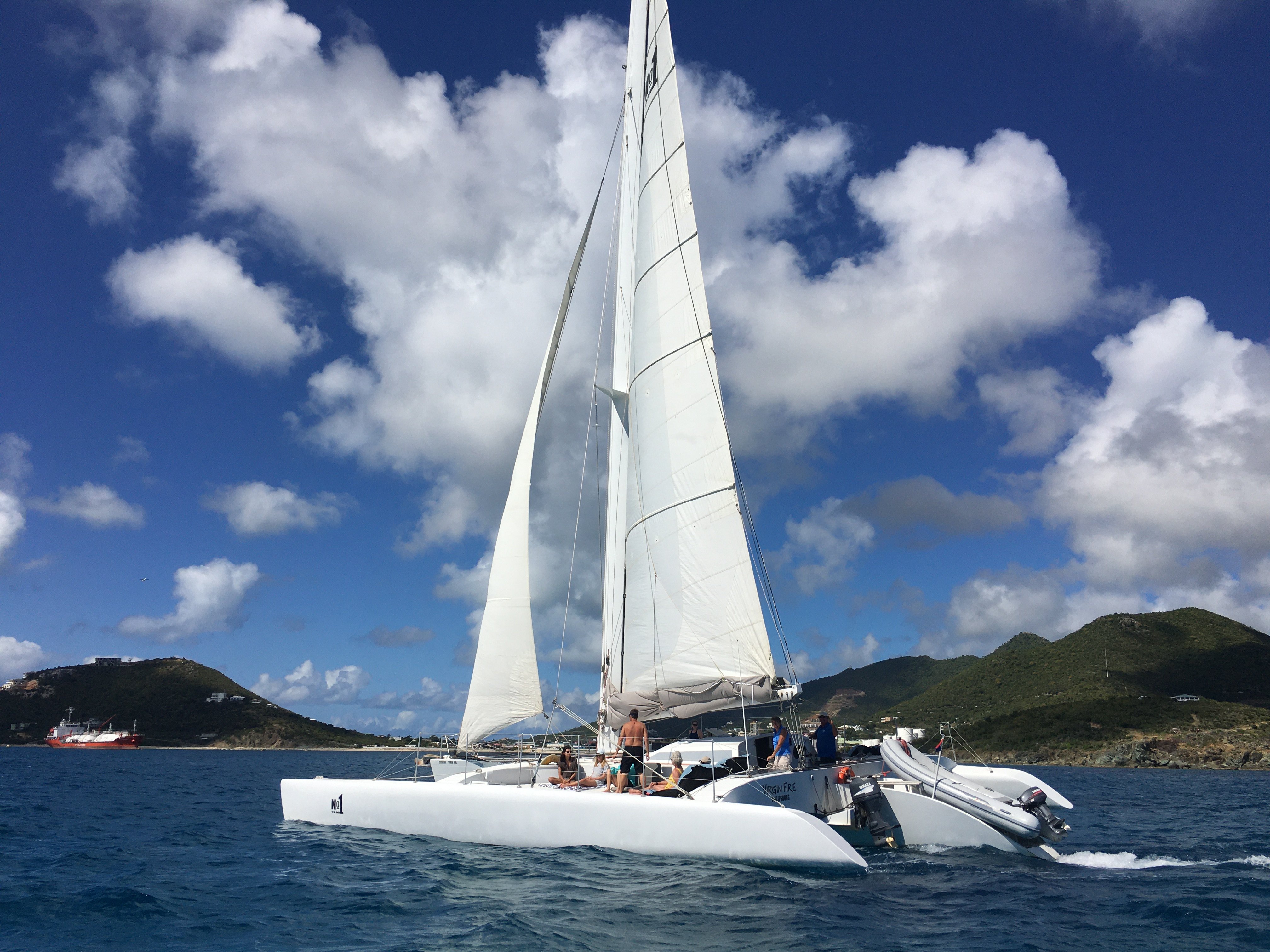 St. Maarten Trimaran Sailing & Snorkeling with Lunch