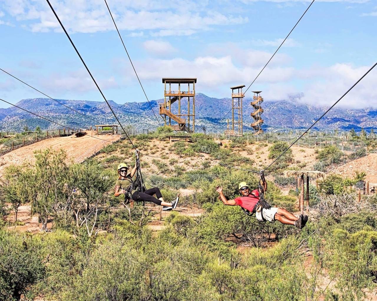 Predator Zip Lines Over Out of Africa Wildlife Park