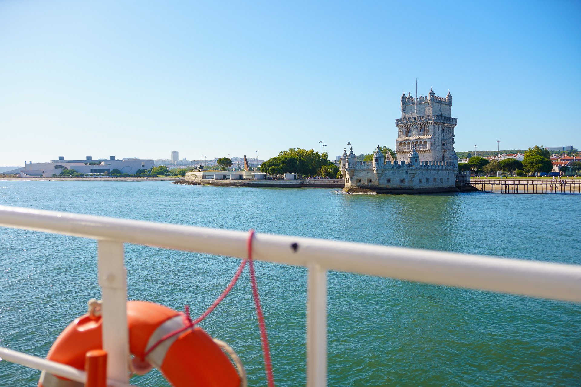 Lisbon Tagus River Cruise with Welcome Drink