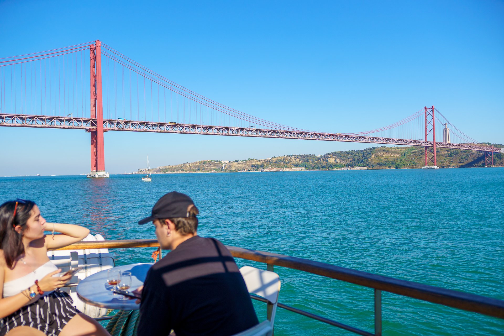 Lisbon Tagus River Cruise with Welcome Drink
