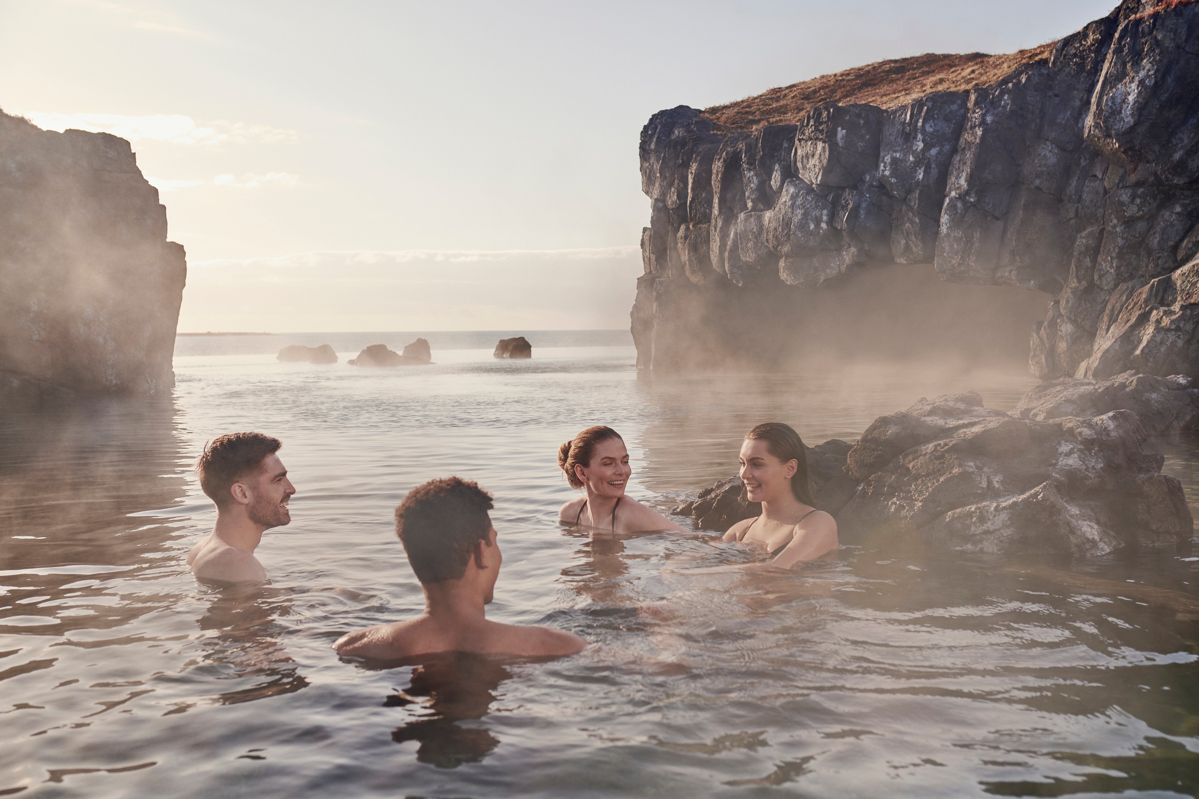 Reykjanes Volcano Hike & Sky Lagoon Geothermal Spa