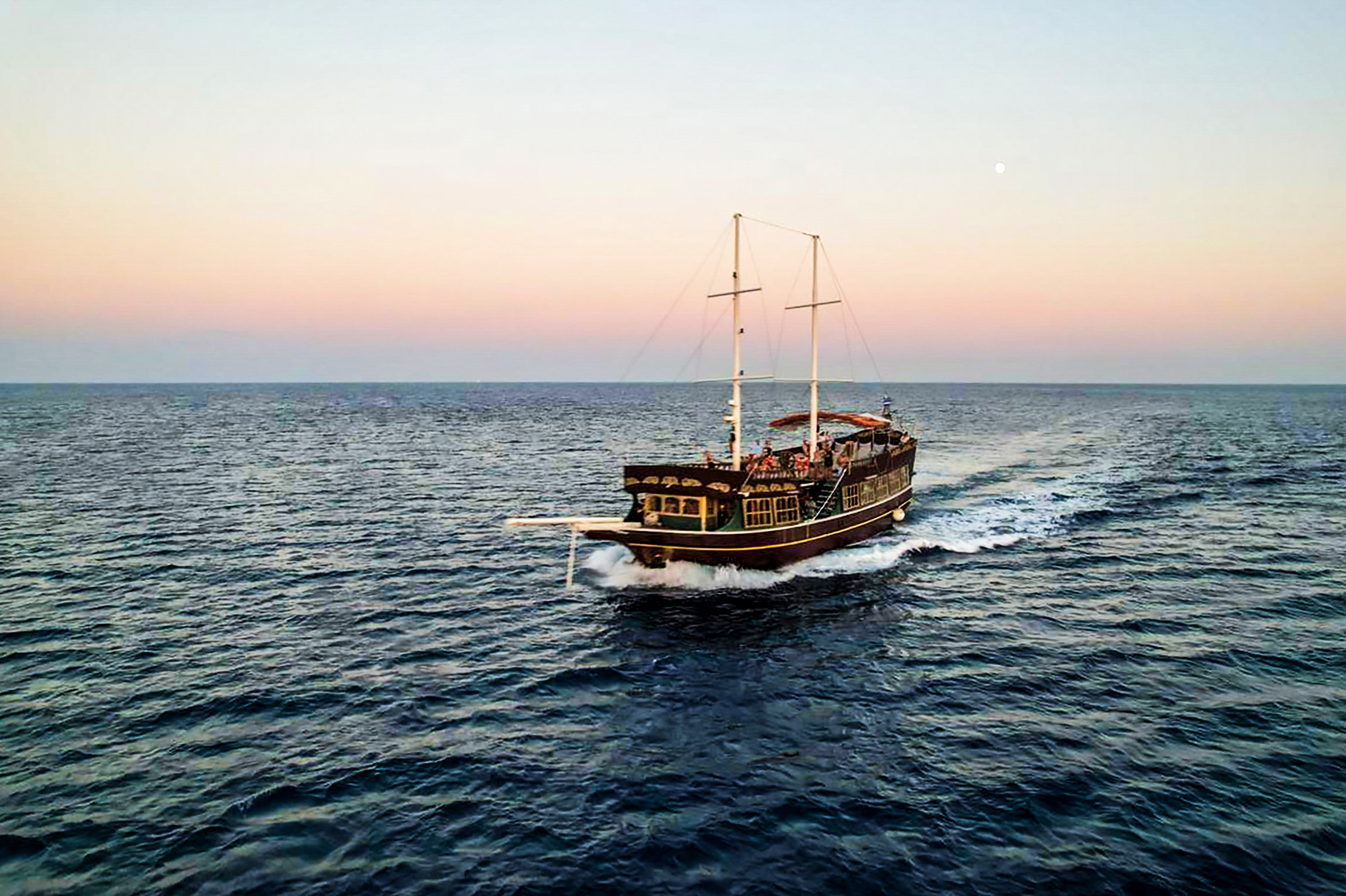 Rhodes Sunset Cruise with Greek BBQ & Unlimited Drinks