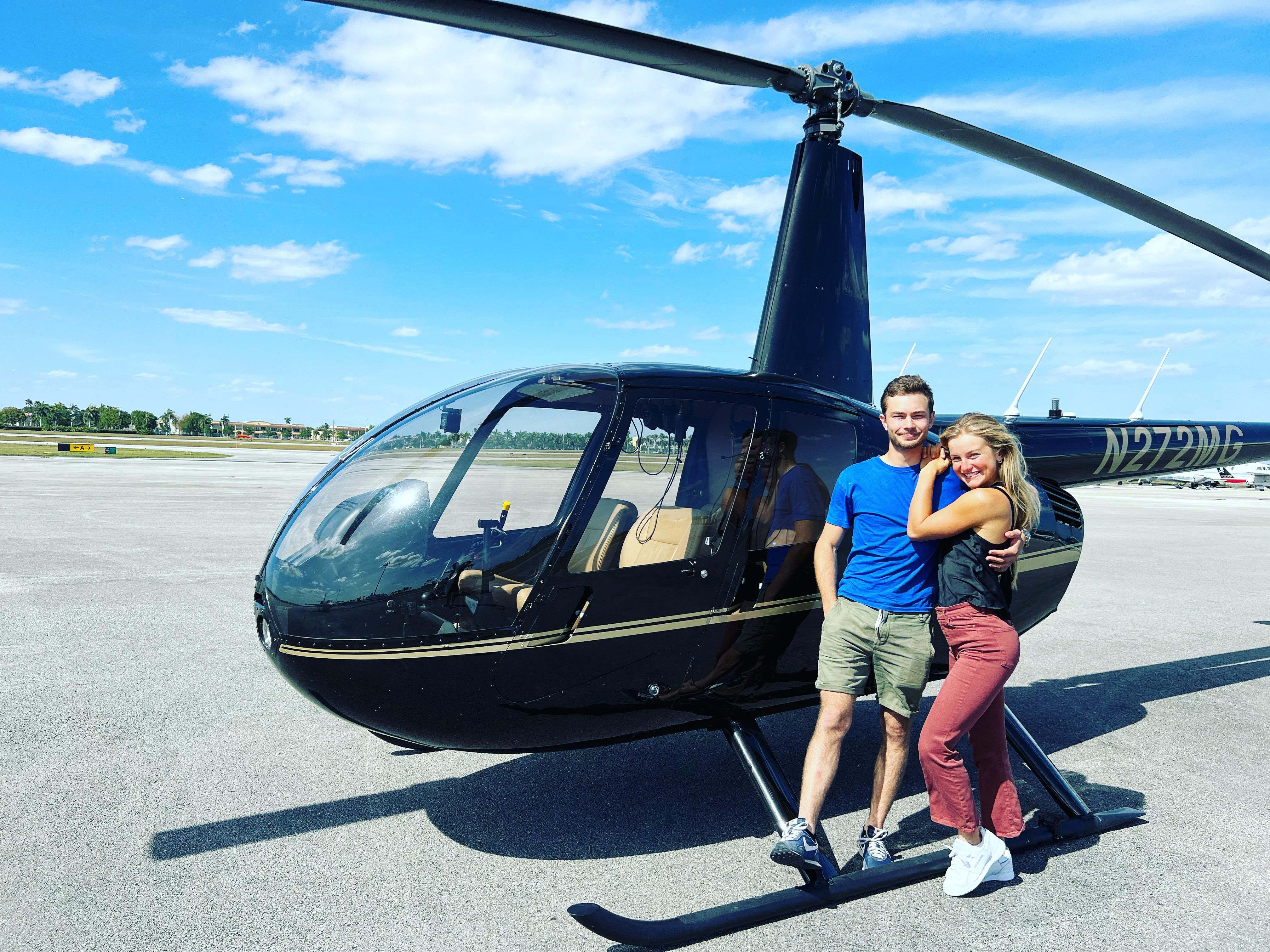 Private Helicopter Flight Over Miami